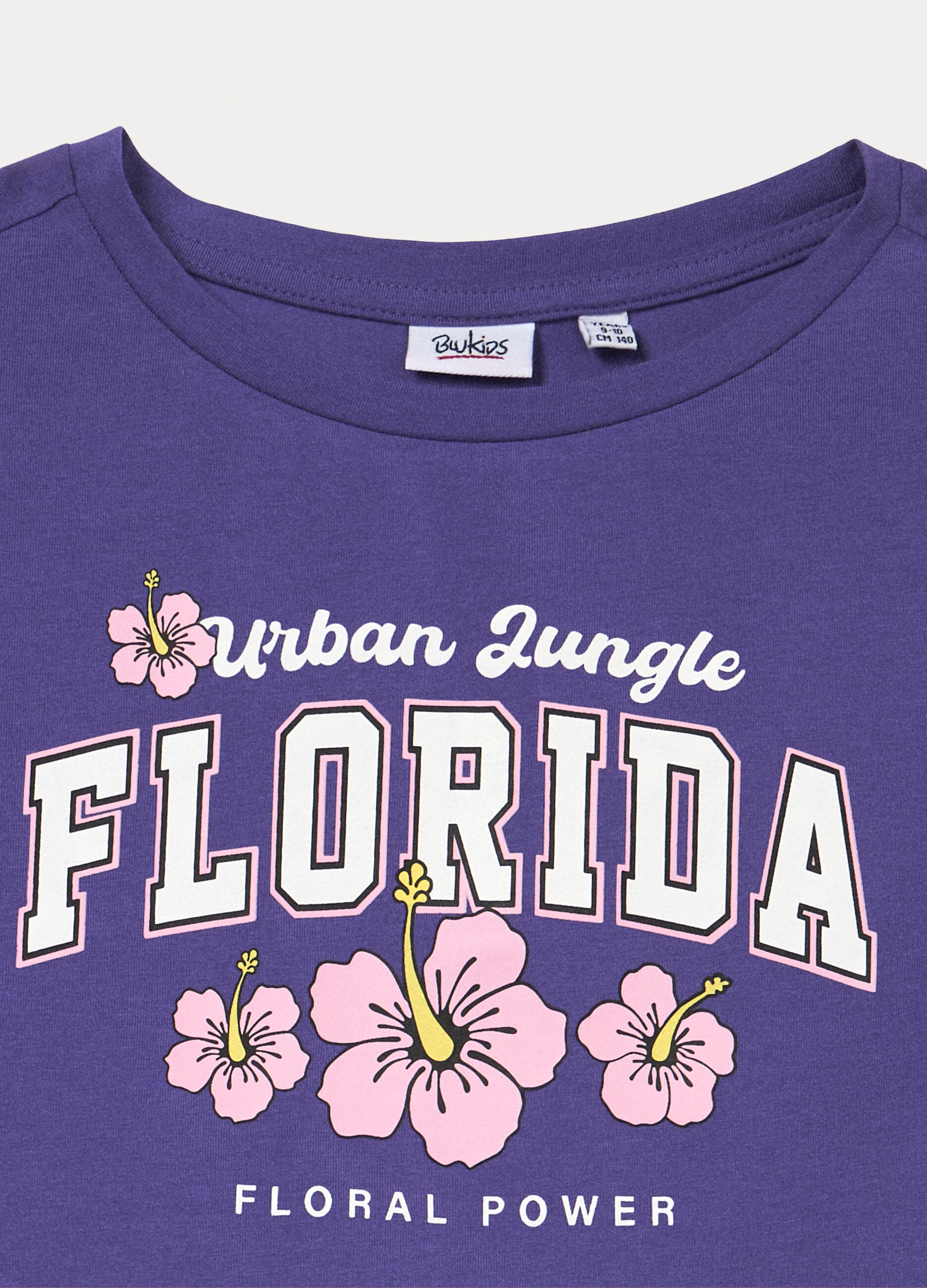 T-shirt in jersey di cotone stretch ragazza_2