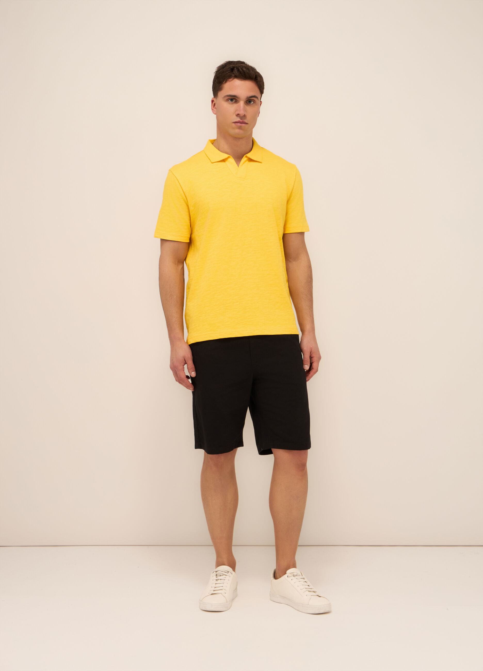 Bermuda in twill di cotone uomo_2