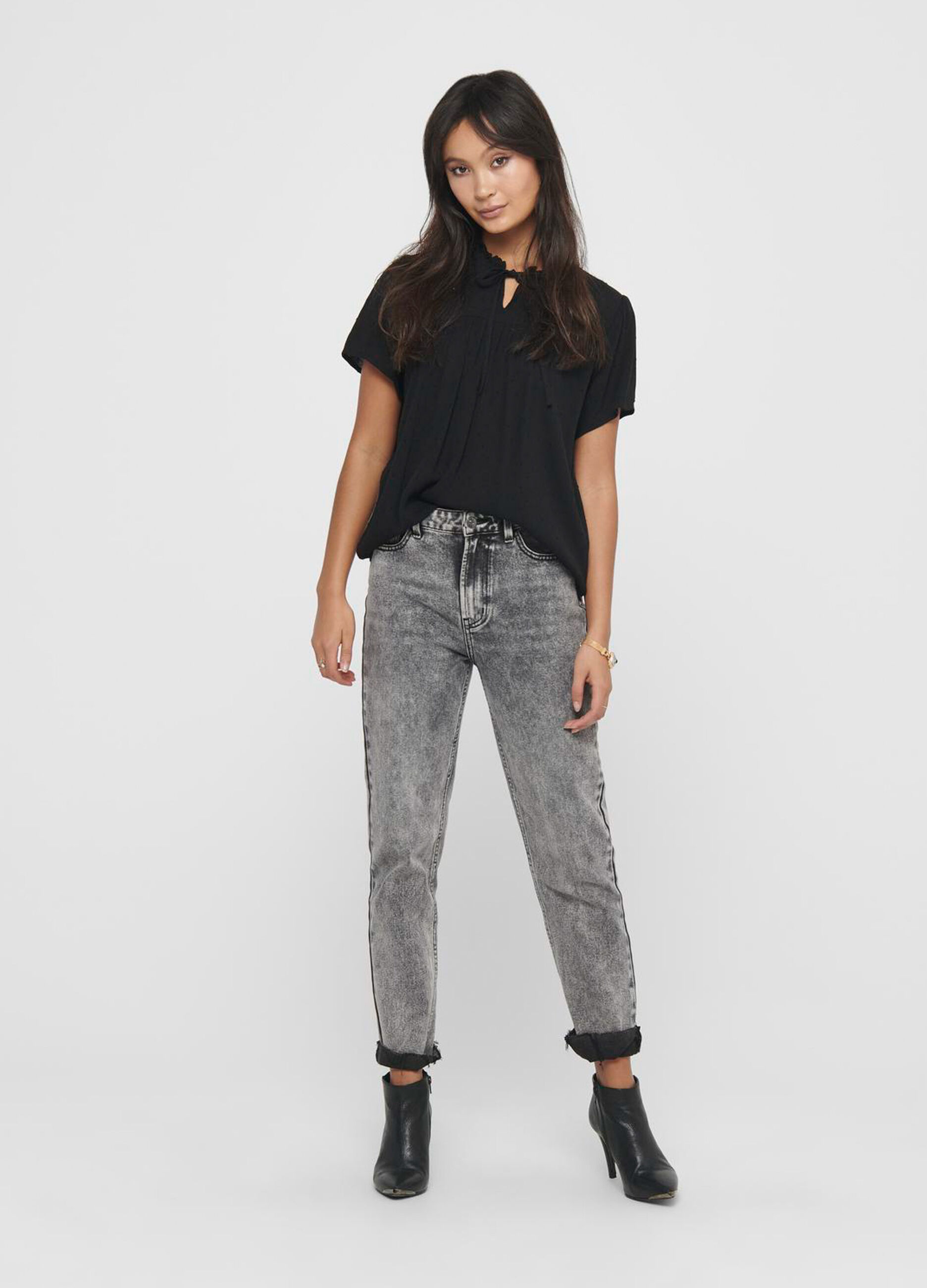 T-shirt in puro cotone donna_0