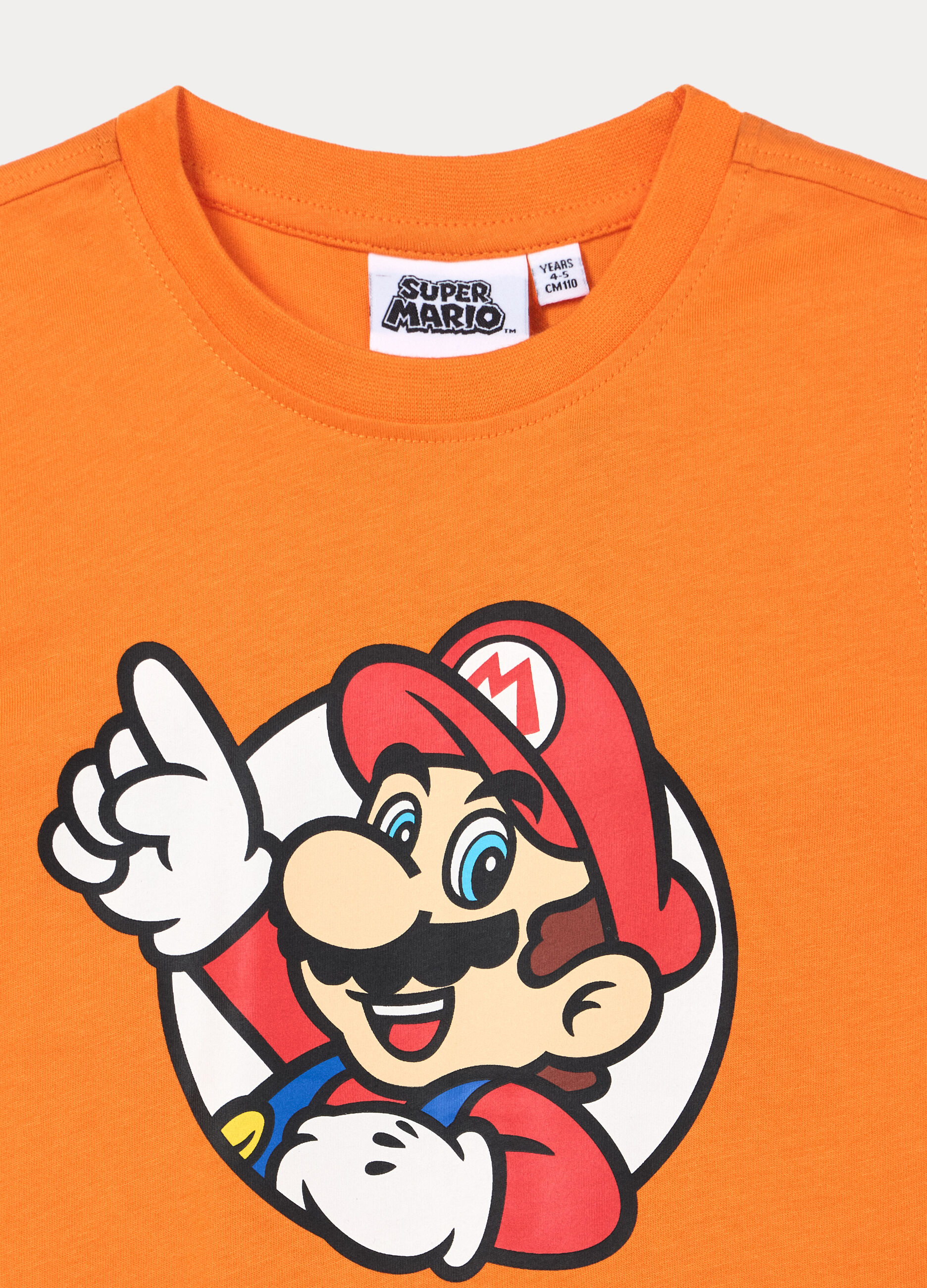 Canotta Super Mario girocollo in jersey bambino _2