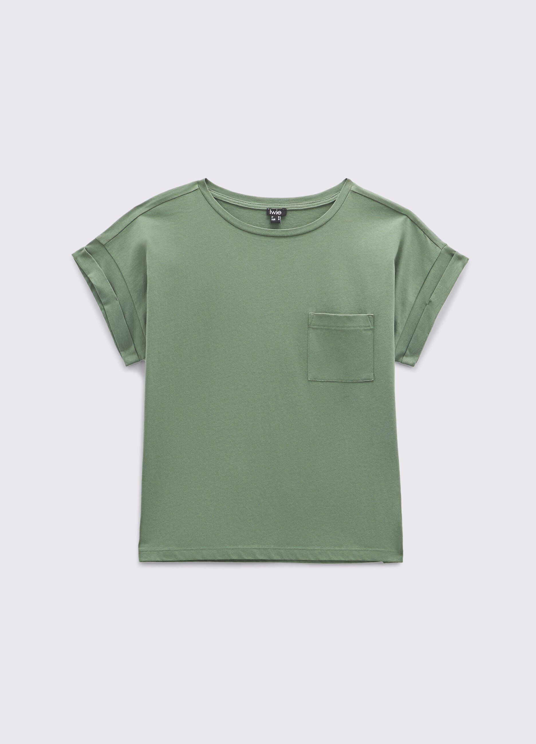 T-shirt in puro cotone donna_0