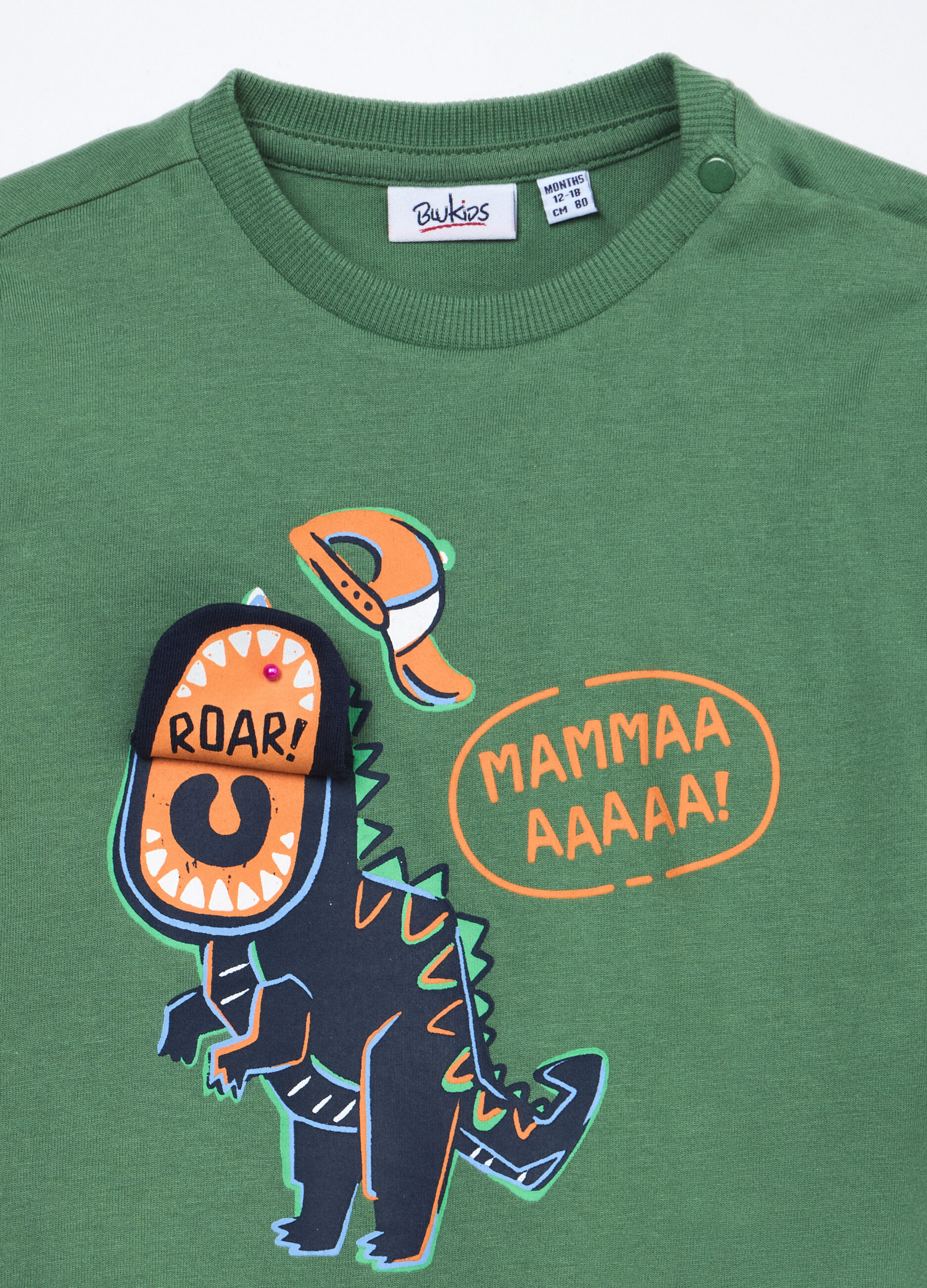 T-shirt in jersey di puro cotone neonato_2