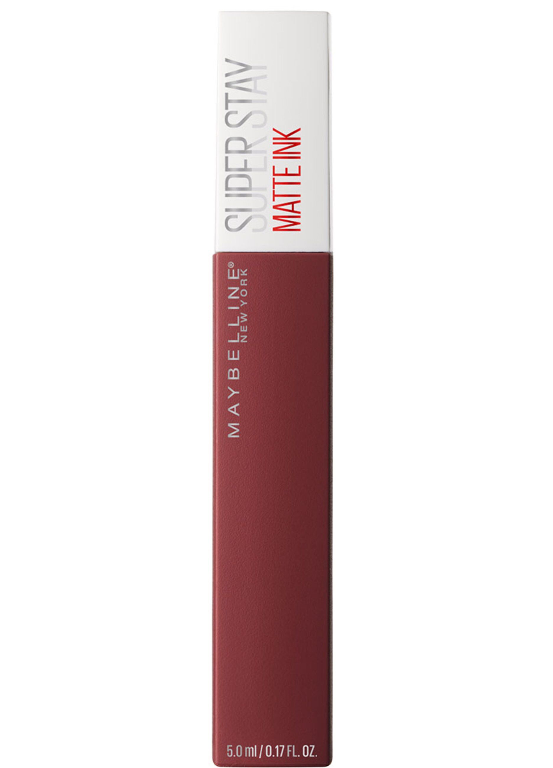 Maybelline New York Tinta Labbra SuperStay Matte Ink, Rossetto Matte Liquido a Lunga Tenuta, Pioneer (20), 5 ml.