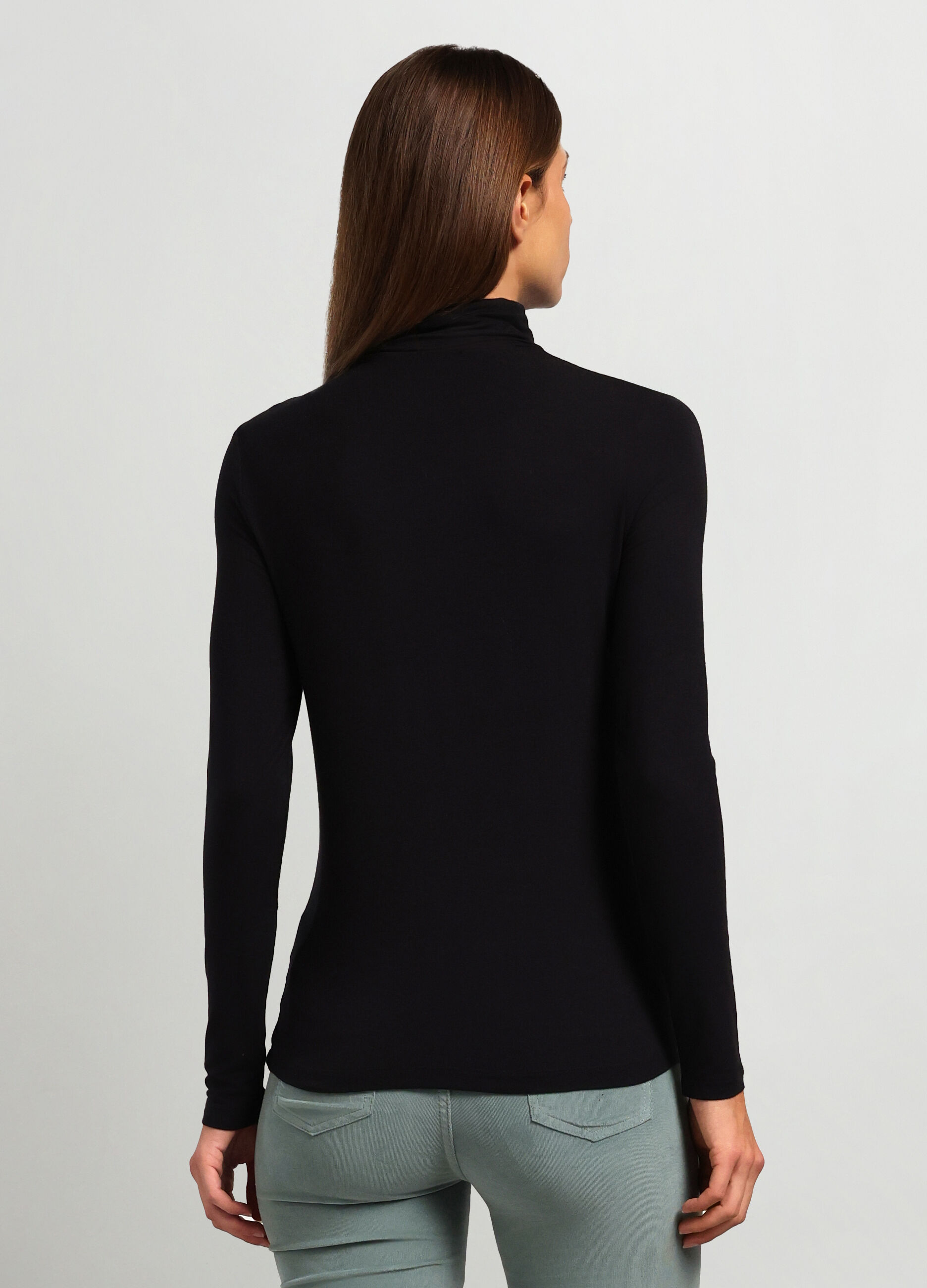 Lupetto in viscosa stretch donna_1