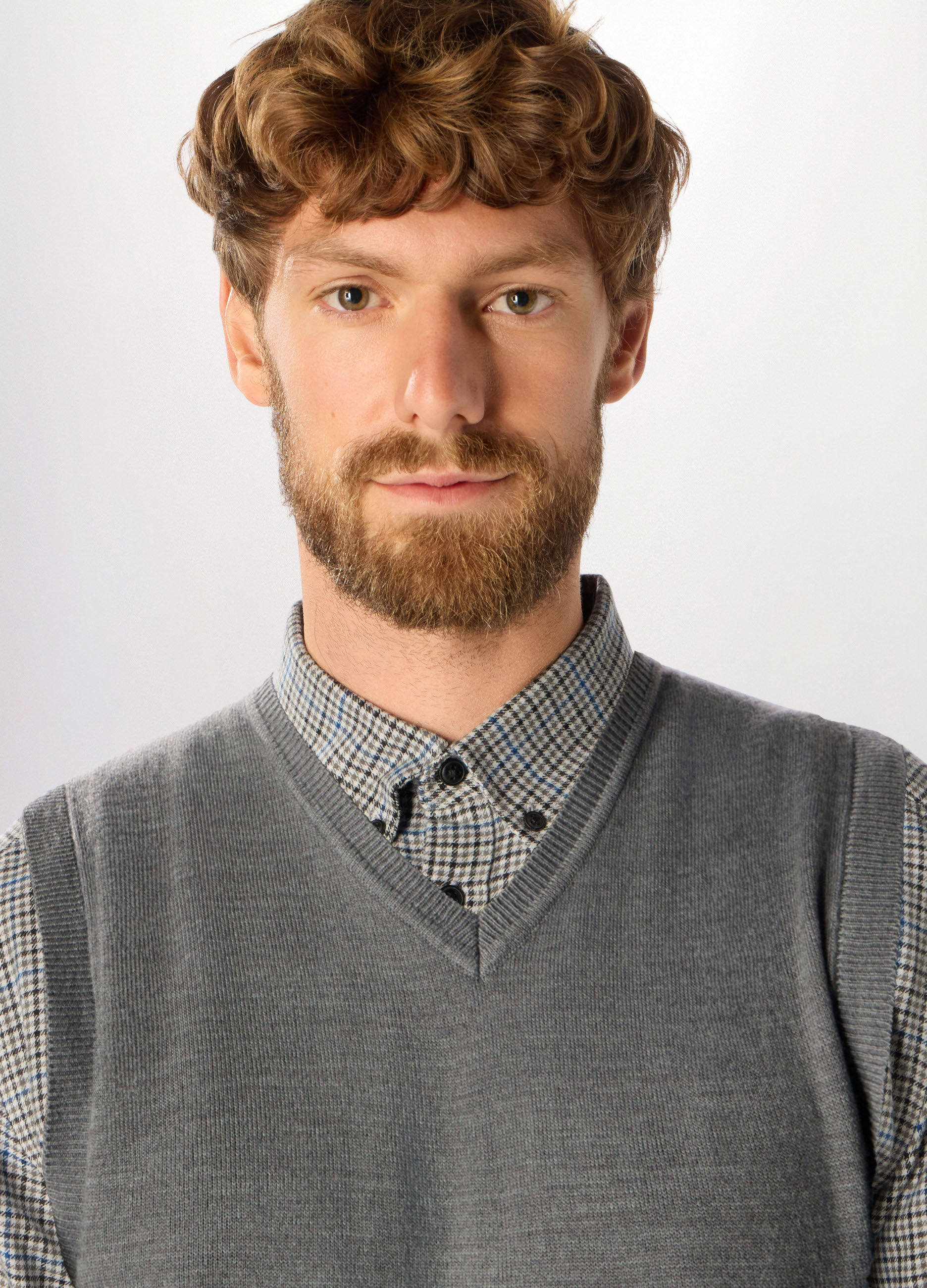 Gilet in maglia rasata uomo_2