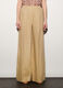 Pantaloni palazzo wide leg in puro lino donna_1