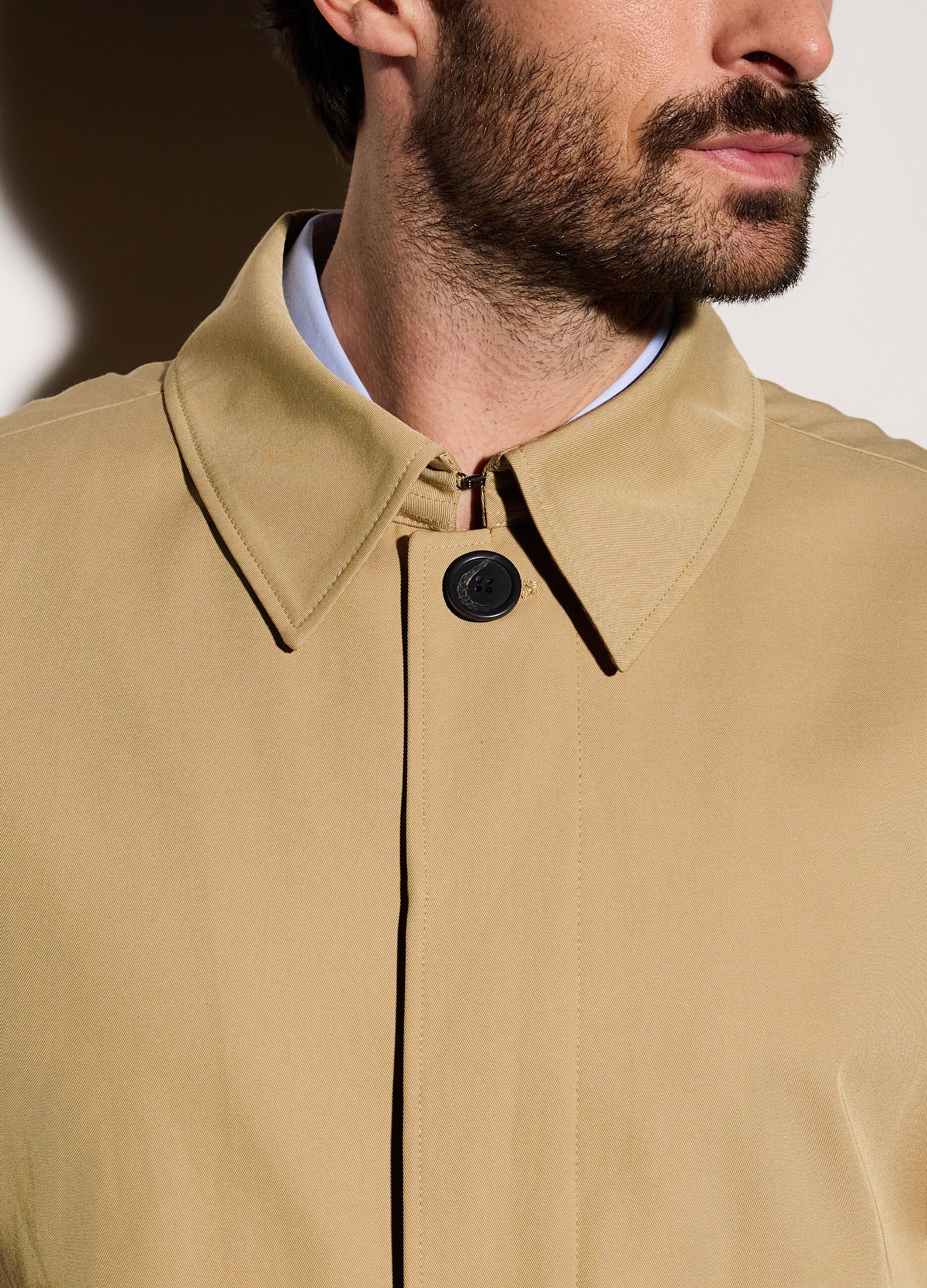 Cappotto in misto cotone uomo_2