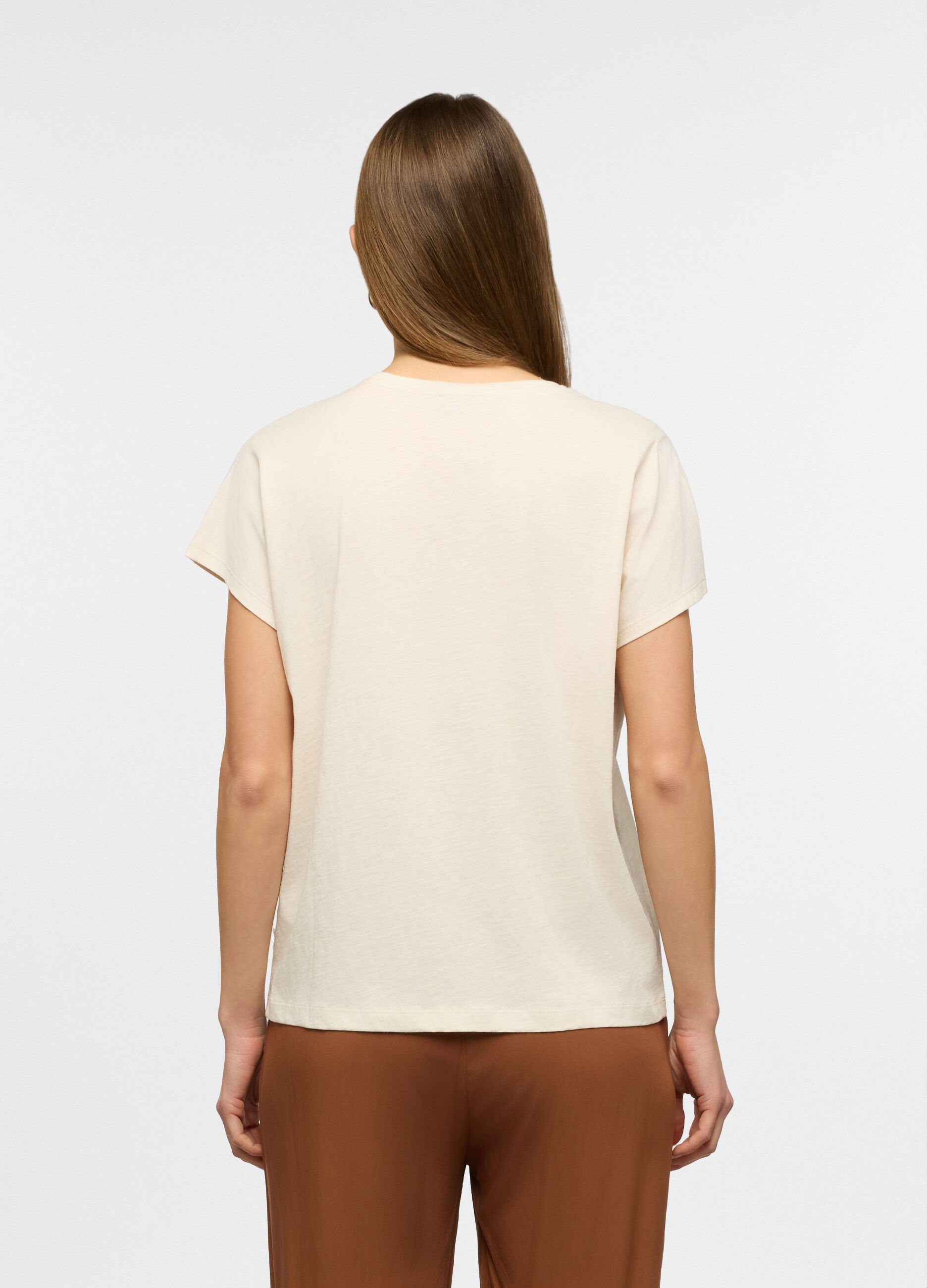 T-shirt girocollo donna_1