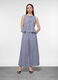 Pantaloni wide leg in popeline di puro cotone fit comfort donna_0