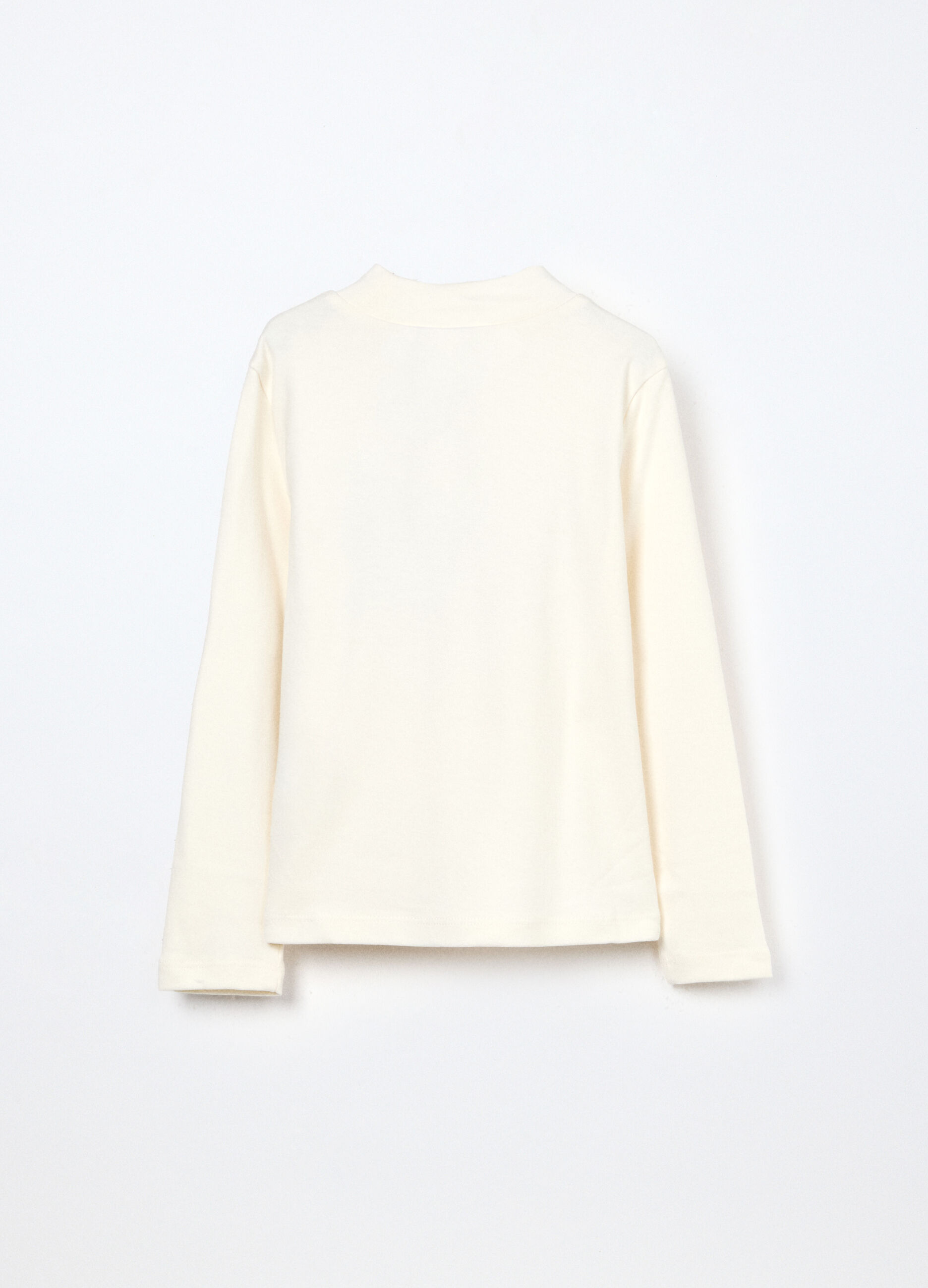 Lupetto in interlock di puro cotone bambina_1