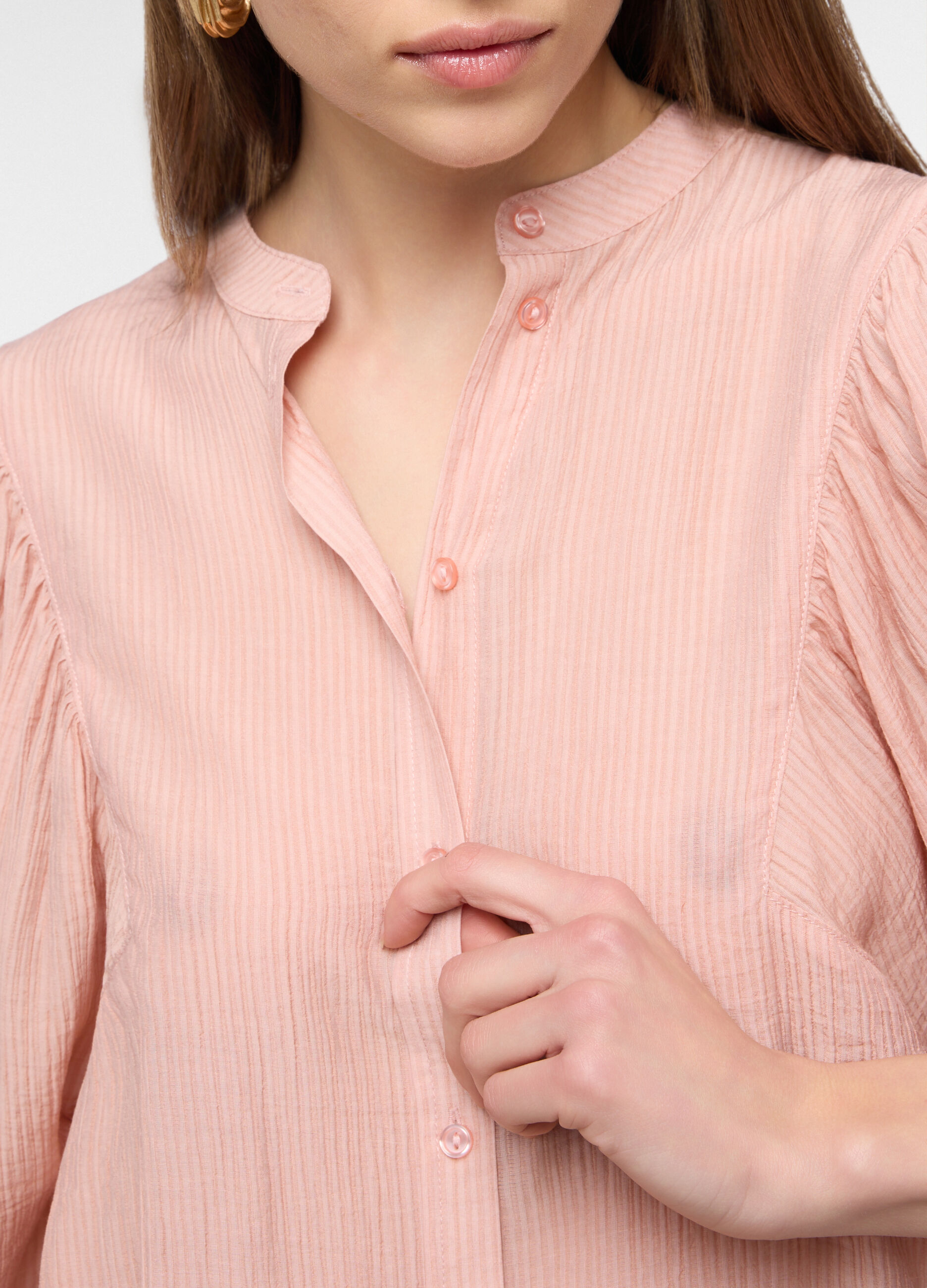Camicia fit over coreana donna_2