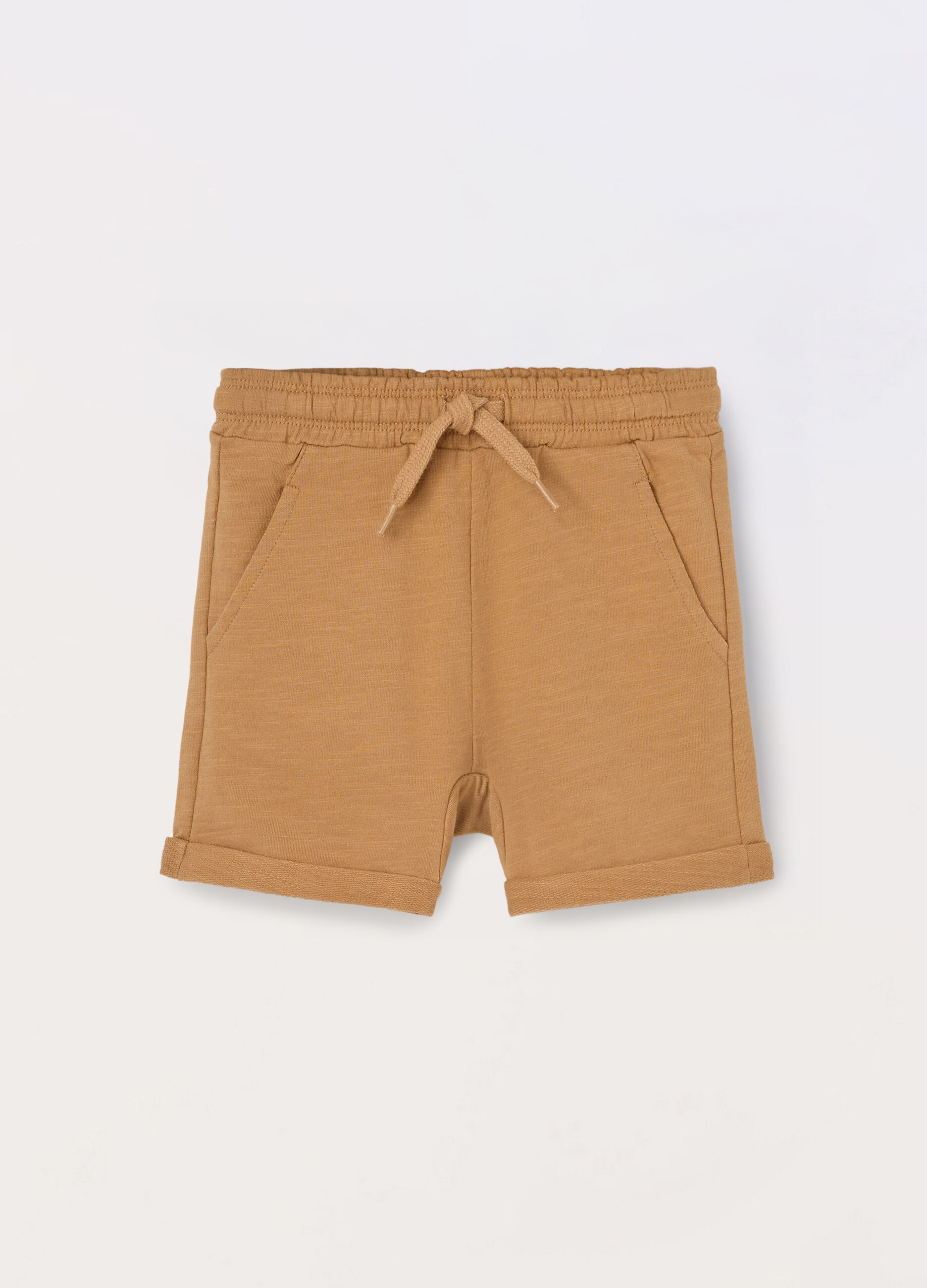 Shorts in french terry slub neonato_0