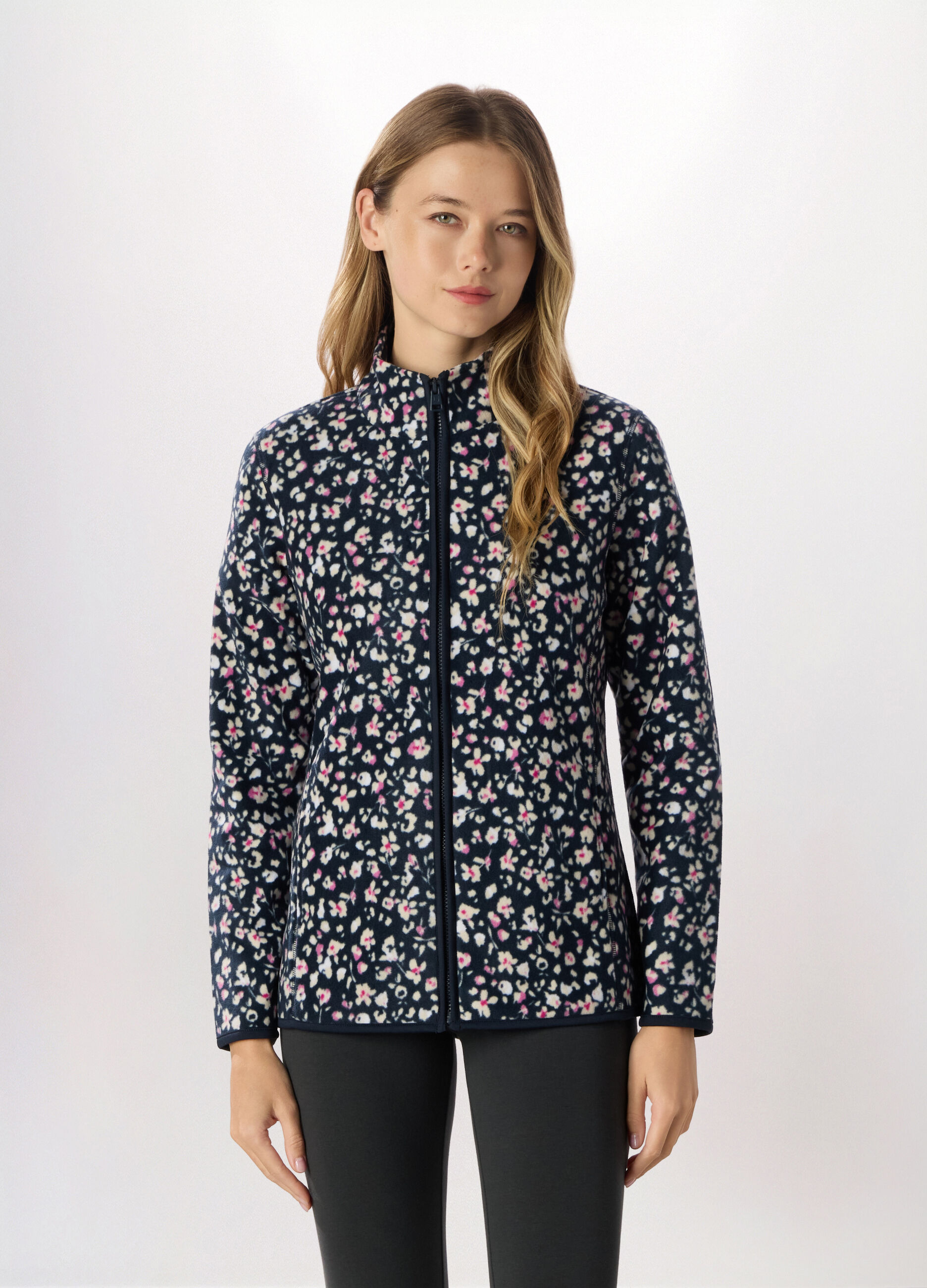 Felpa full zip in pile donna Holistic fitness_0