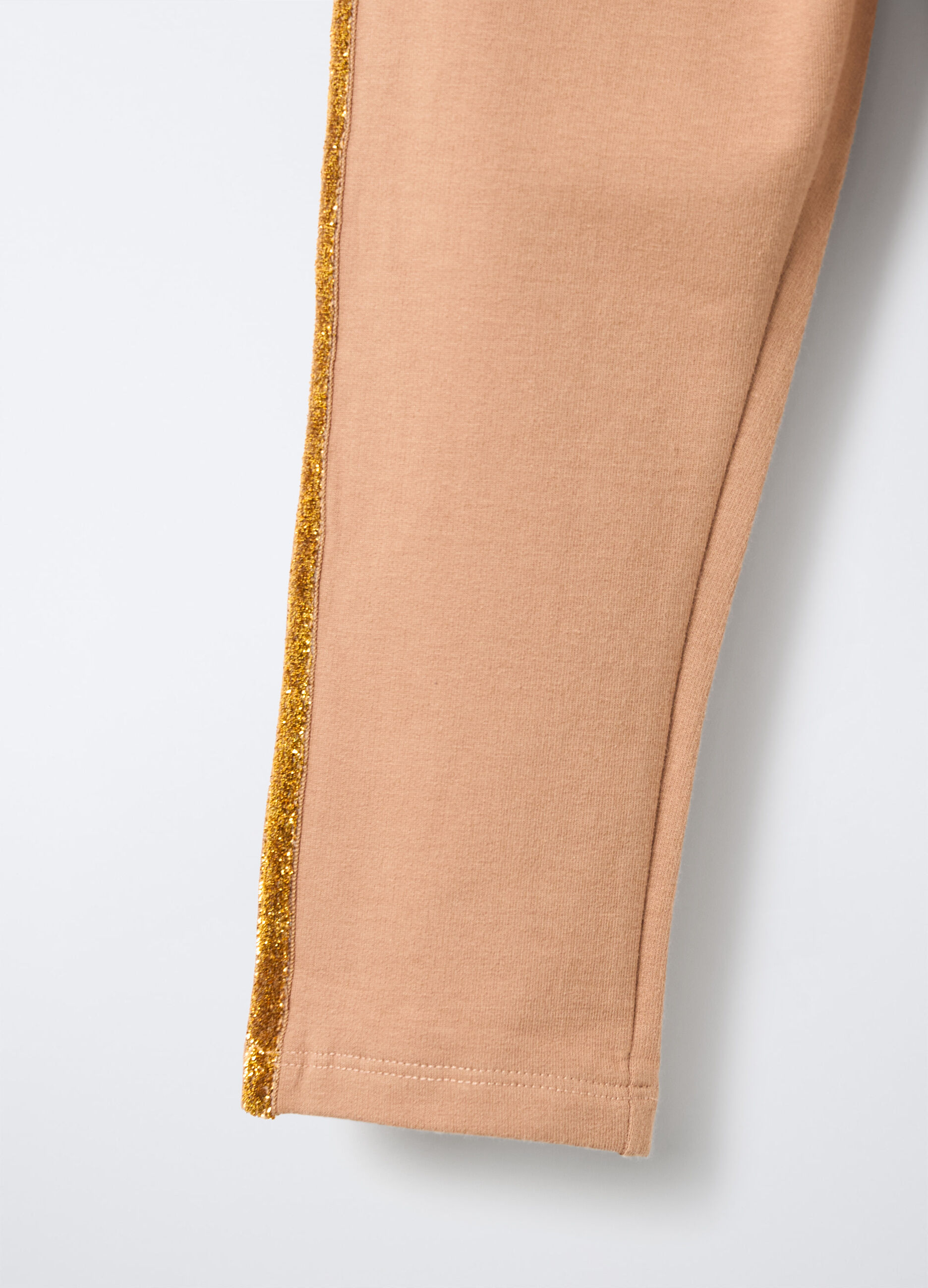 Leggings in cotone garzato stretch Fit Slim bimba_2