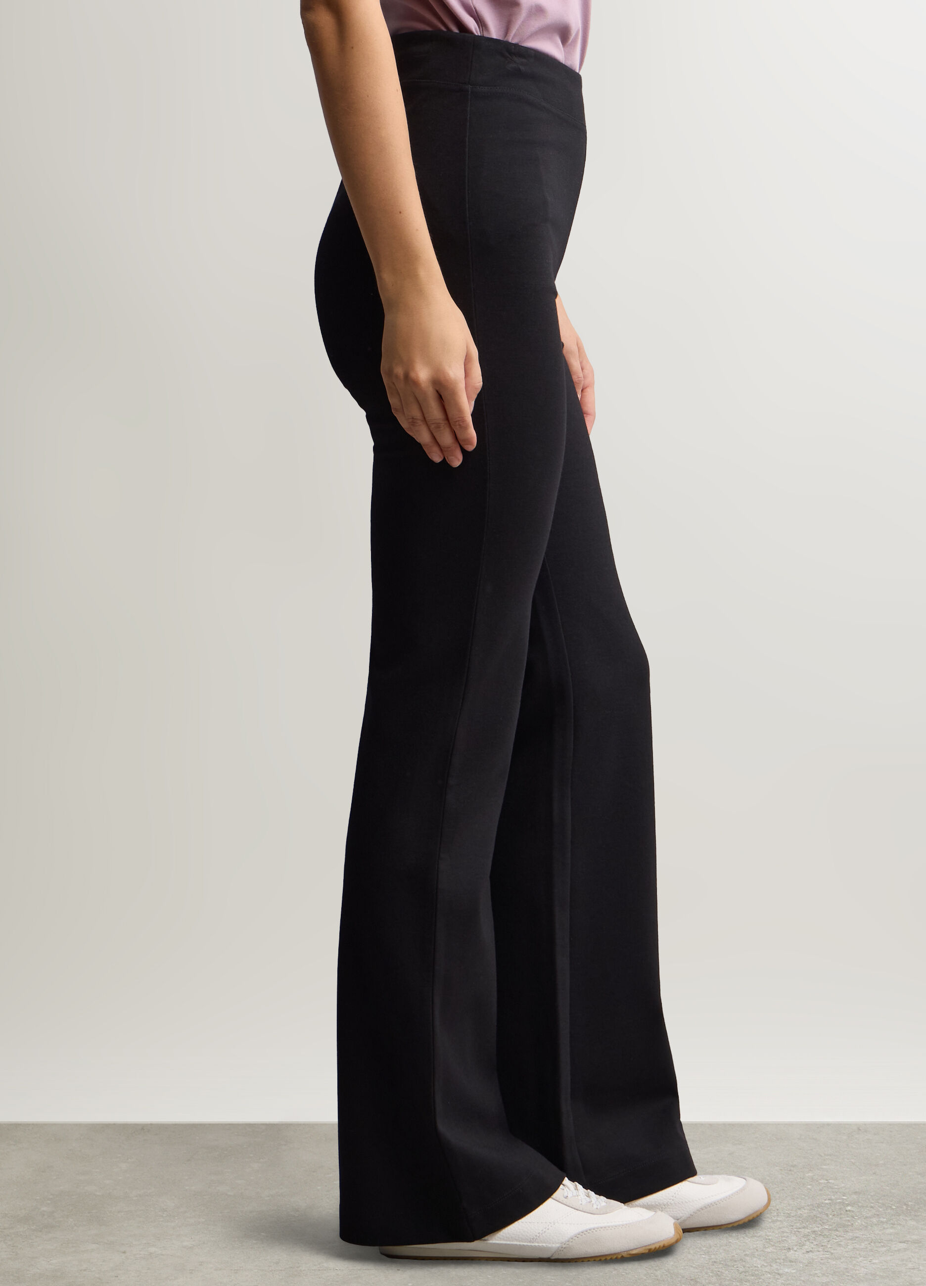 Leggings Flare Fit in misto viscosa stretch donna_1