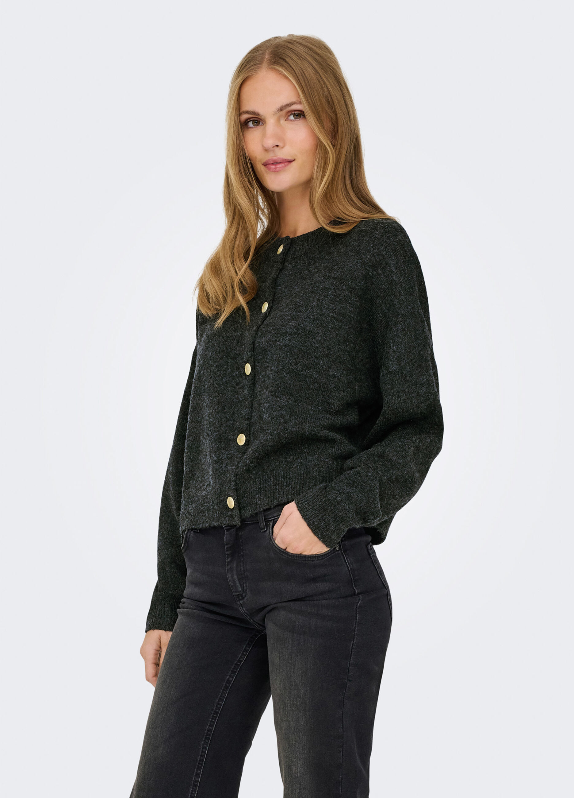 Cardigan mélange donna_0