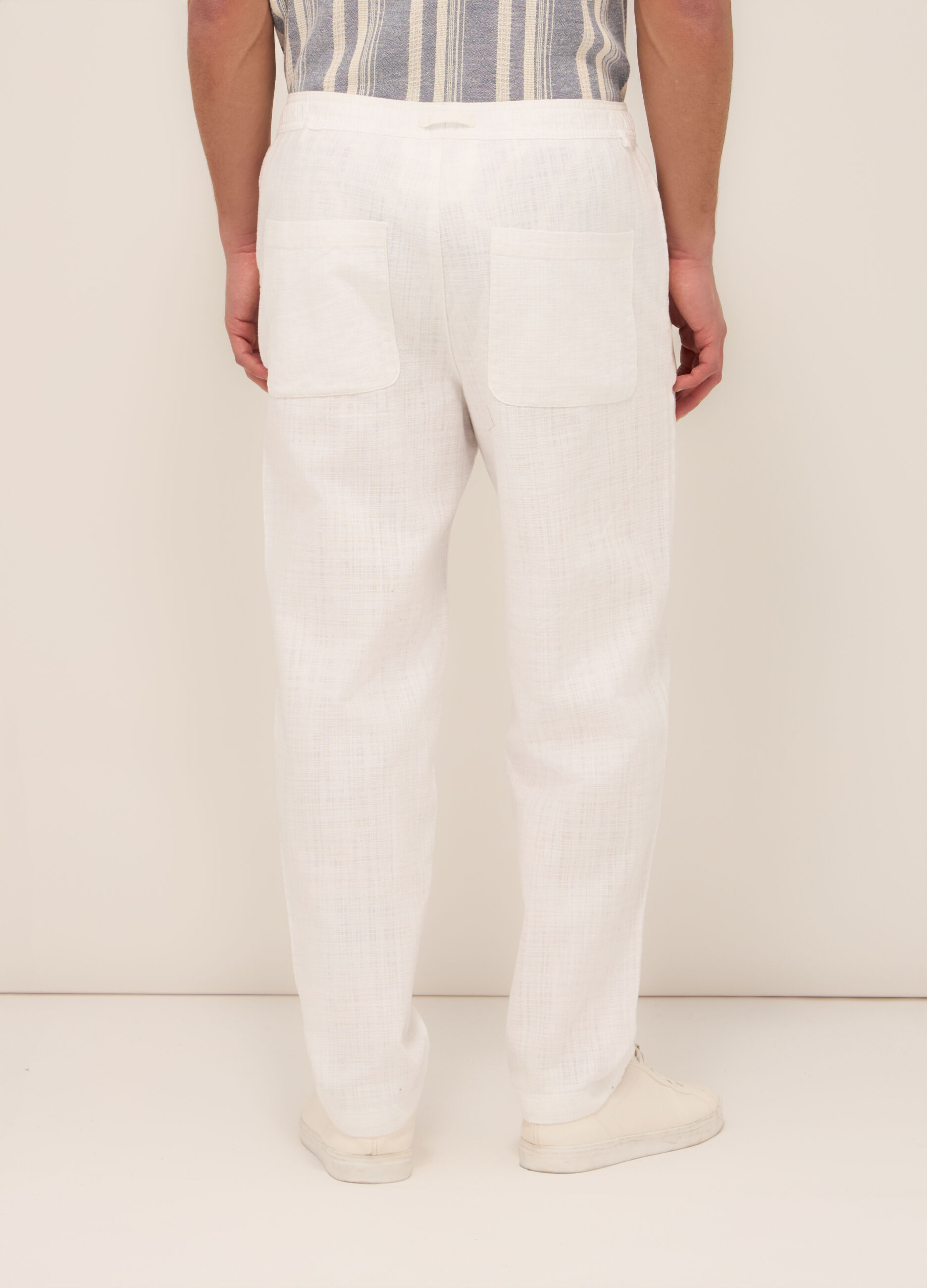 Chino oversize in puro cotone uomo_1