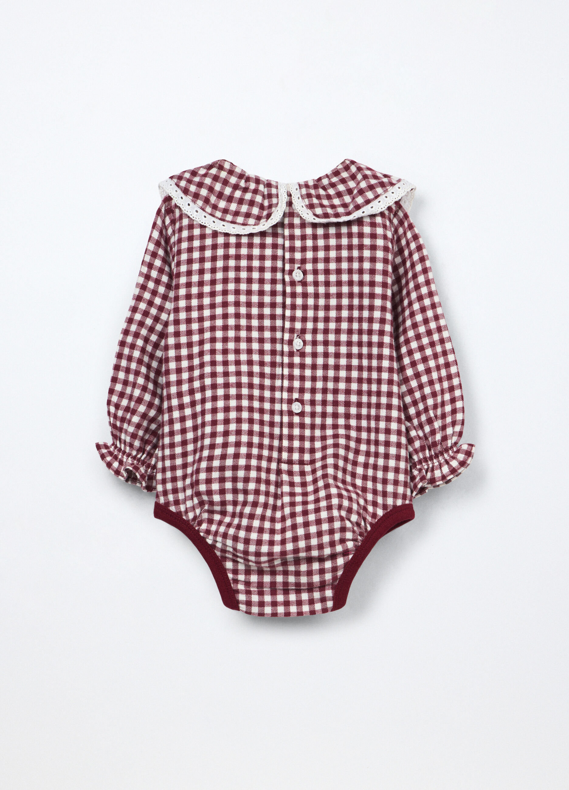 Body in flanella di puro cotone neonata_1