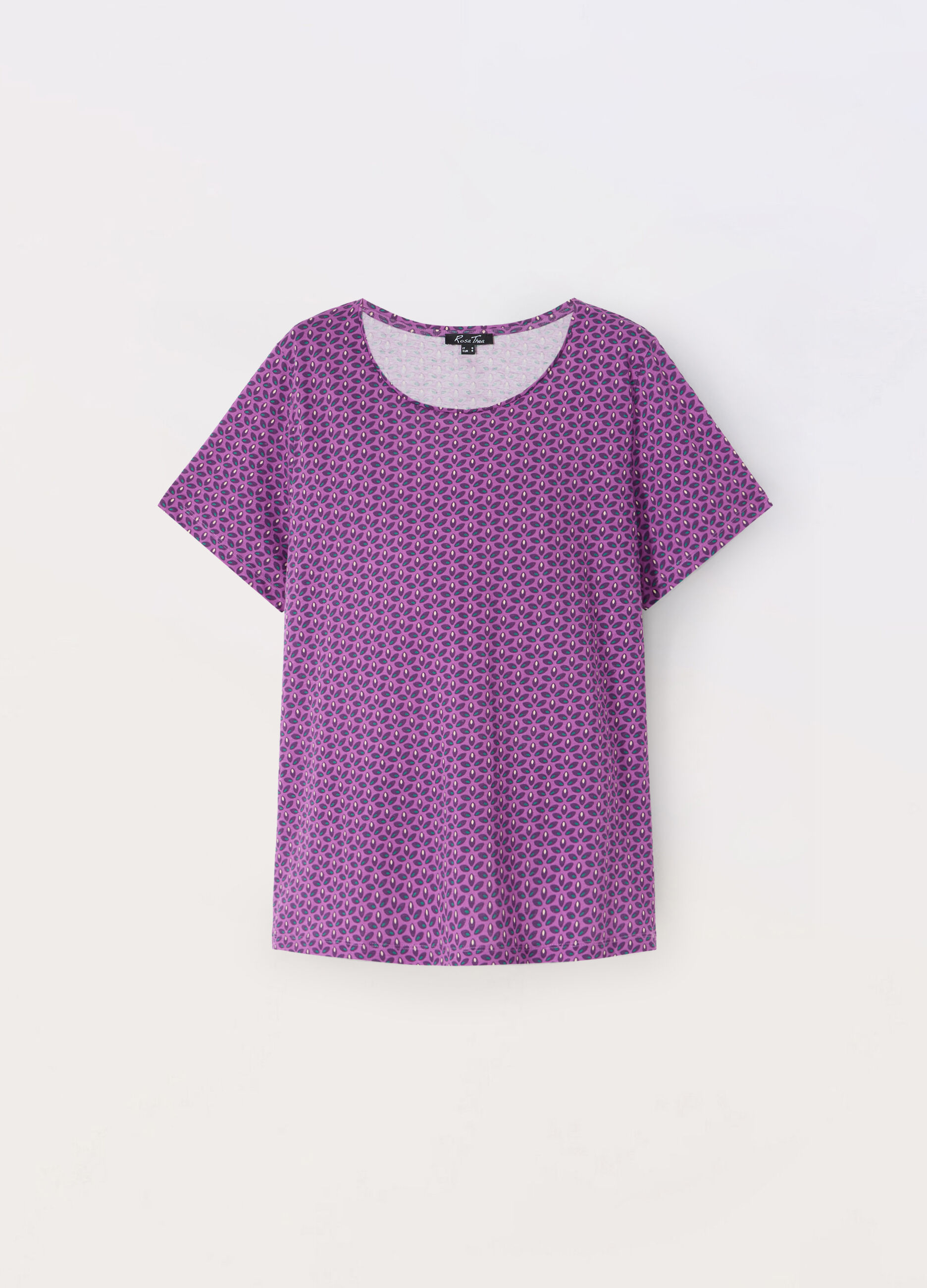 T-shirt in jersey di puro cotone donna curvy_0