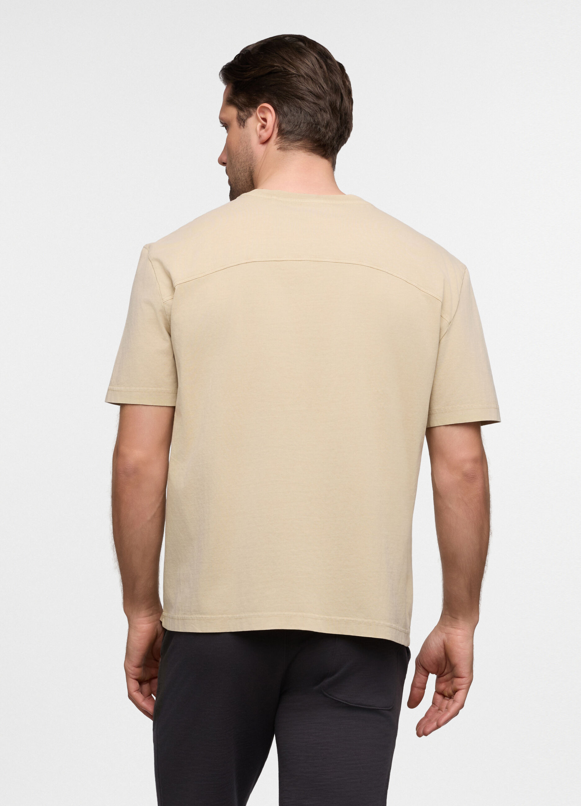 T-shirt relaxed fit in cotone uomo_1