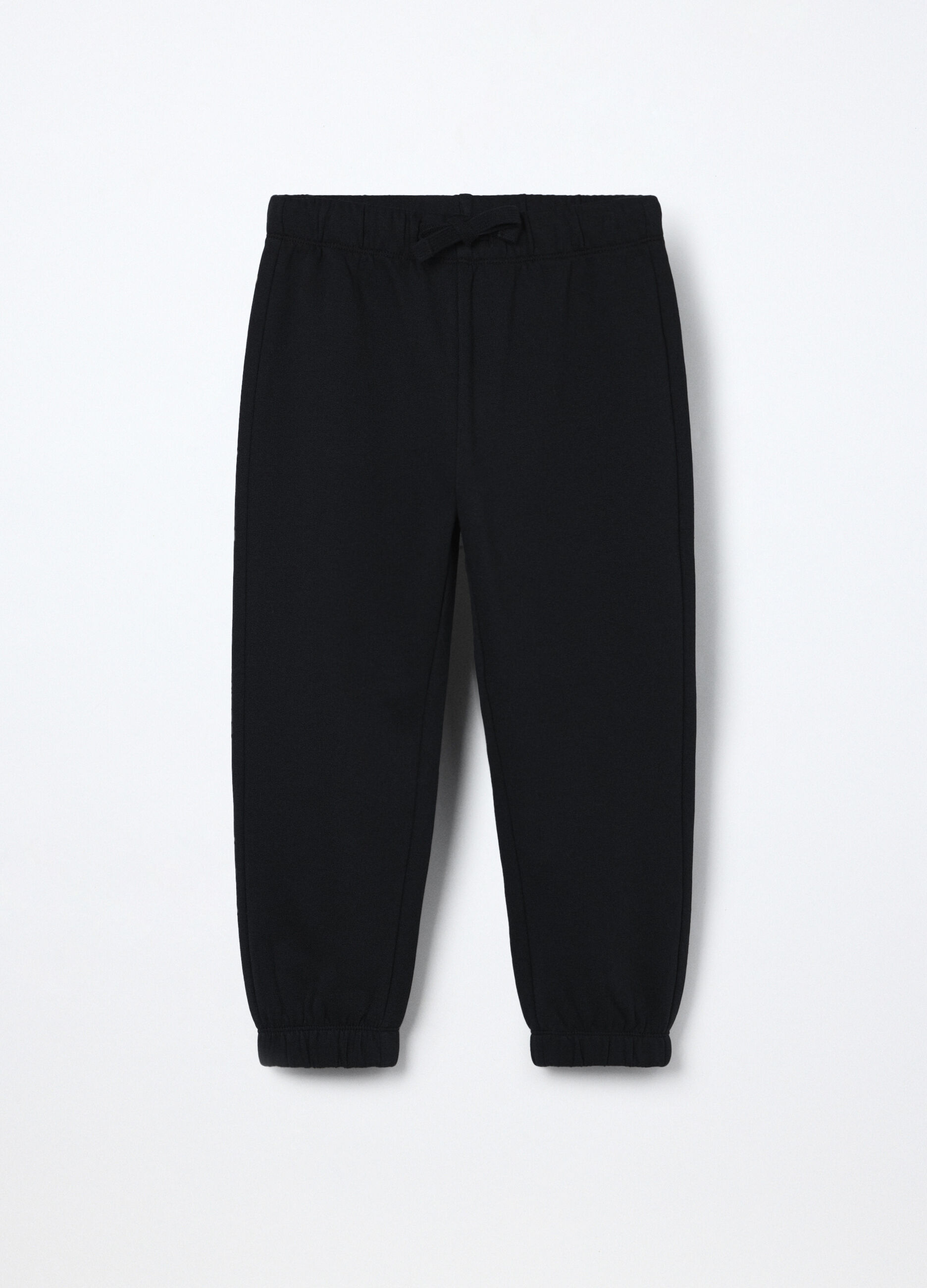 Jogger in puro cotone fleece bambino_0