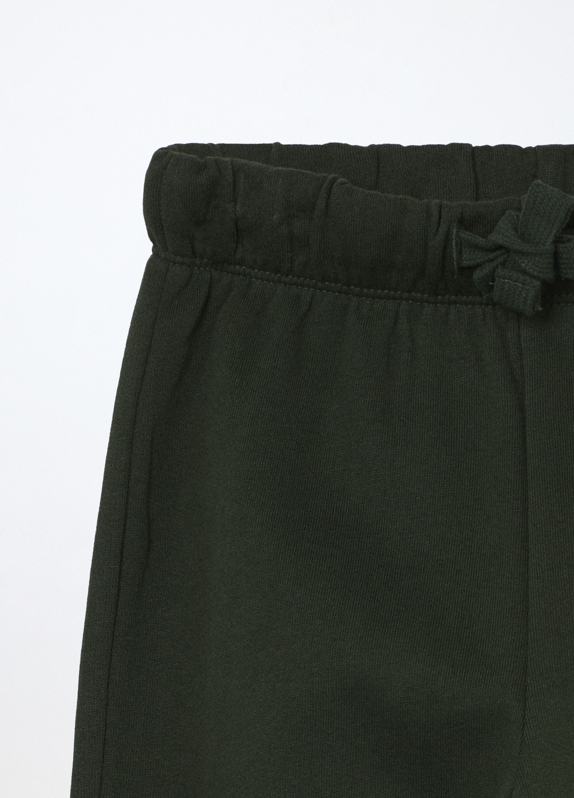 Jogger in puro cotone fleece bambino_2