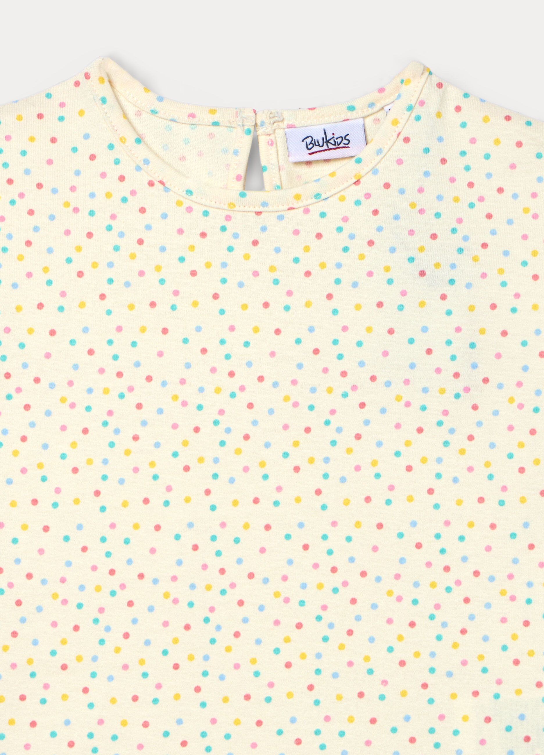 T-shirt girocollo in puro cotone bimba_2