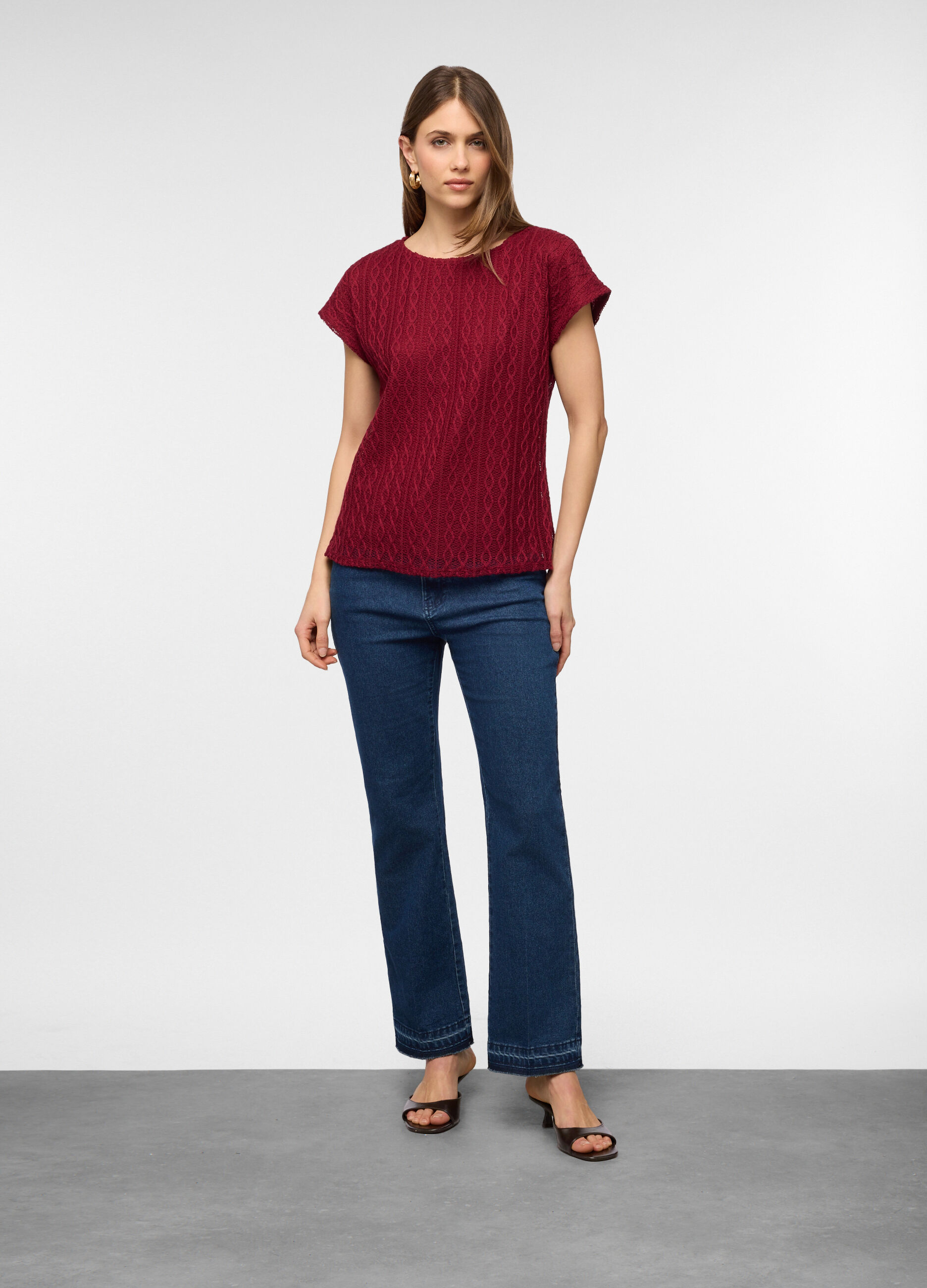 T-shirt girocollo donna_0