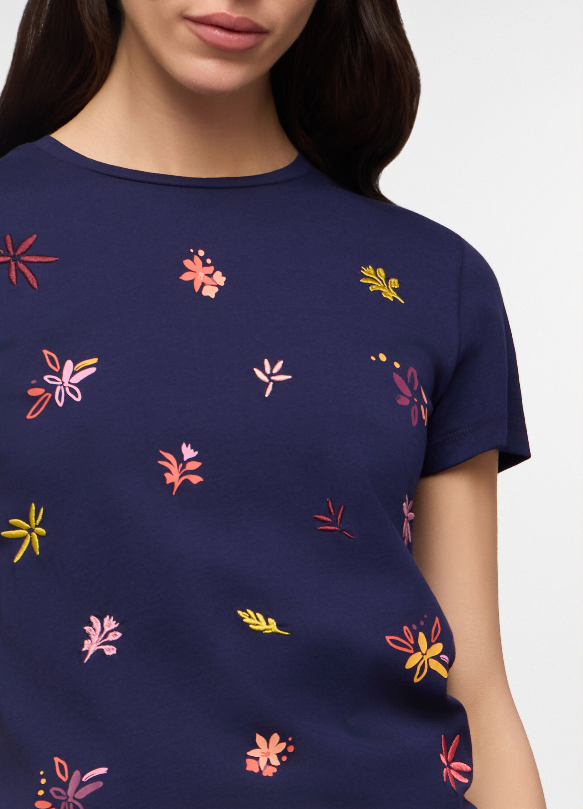 T-shirt girocollo donna_2