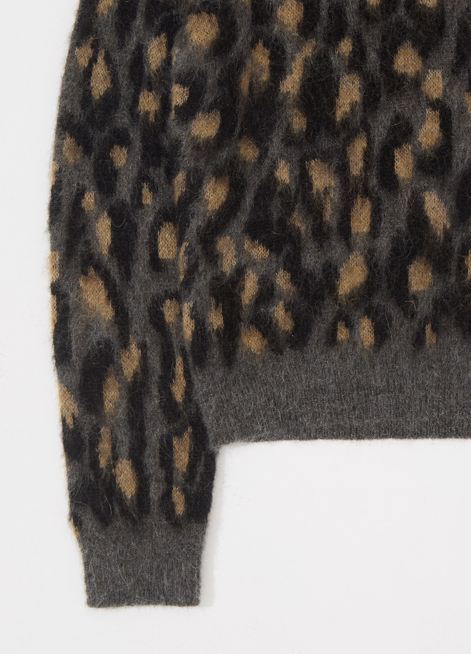 Maglione a girocollo in misto mohair donna_6