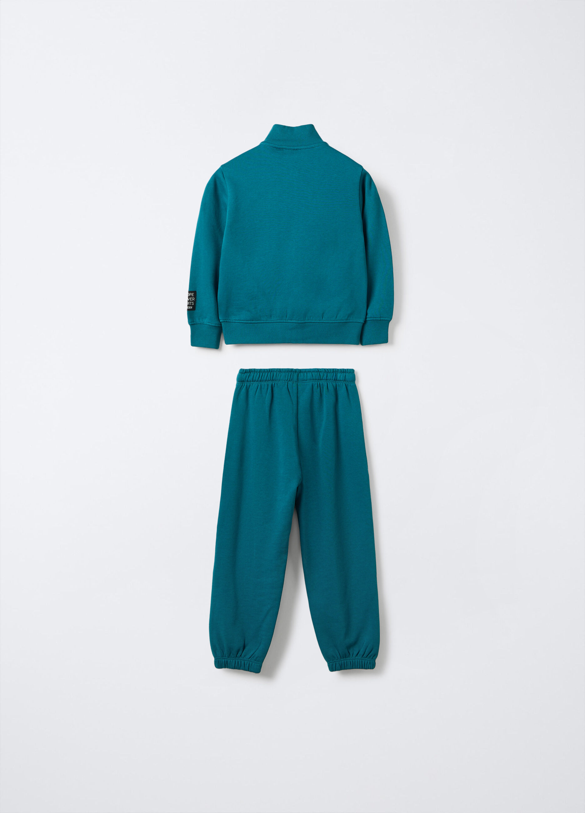 Jogging set in felpa di puro cotone bambino_1