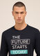 T-shirt pigiama a maniche lunghe con stampa uomo_2