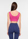 Top fitted stretch con scollo a V donna_1