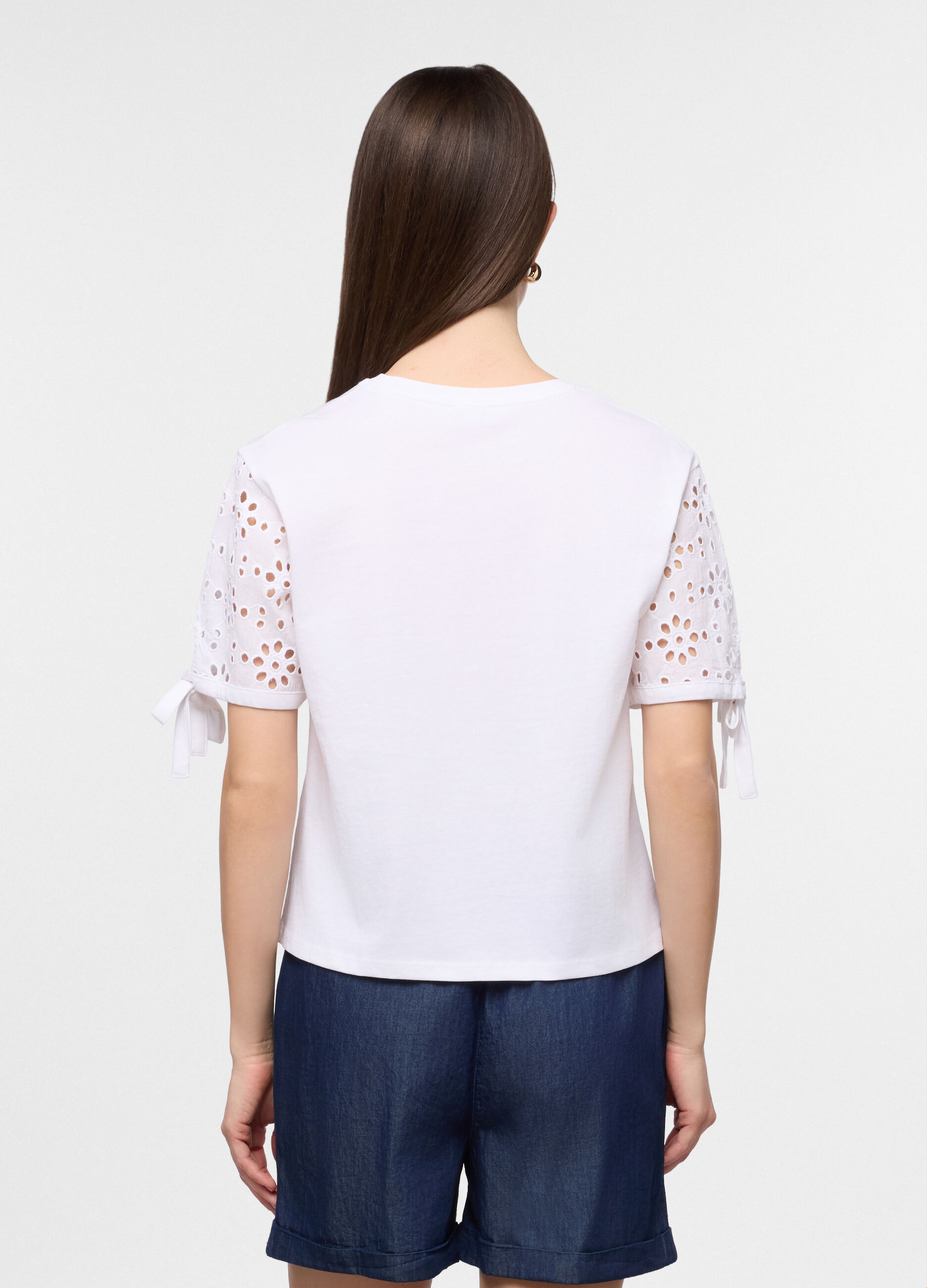 T-shirt girocollo donna_1