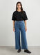 Pantaloni in denim wide leg donna_0