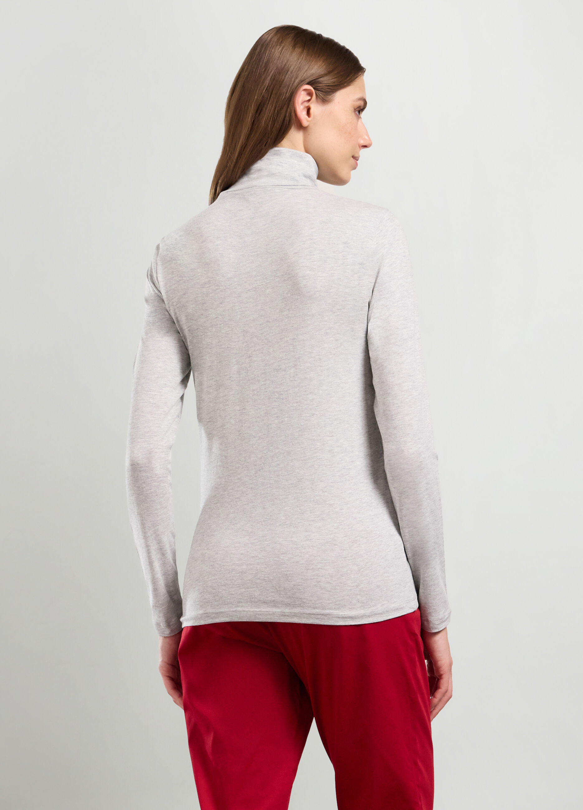 Lupetto in cotone stretch donna_1