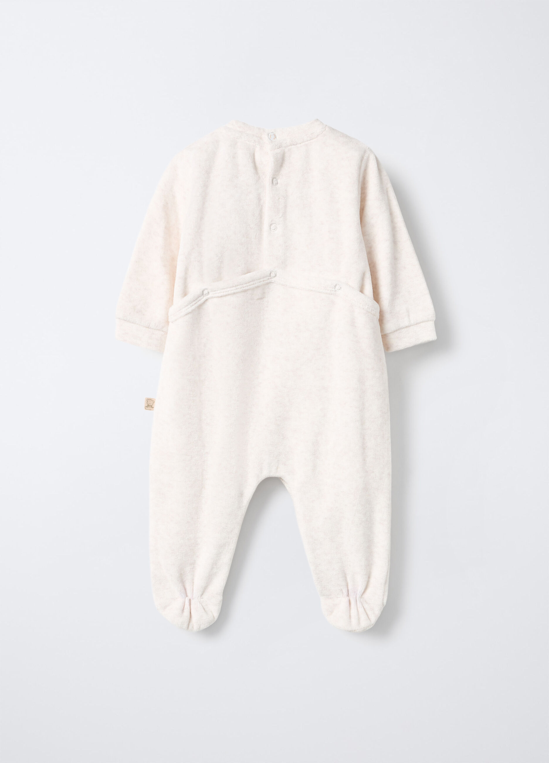 Tutina misto cotone velour neonato_1
