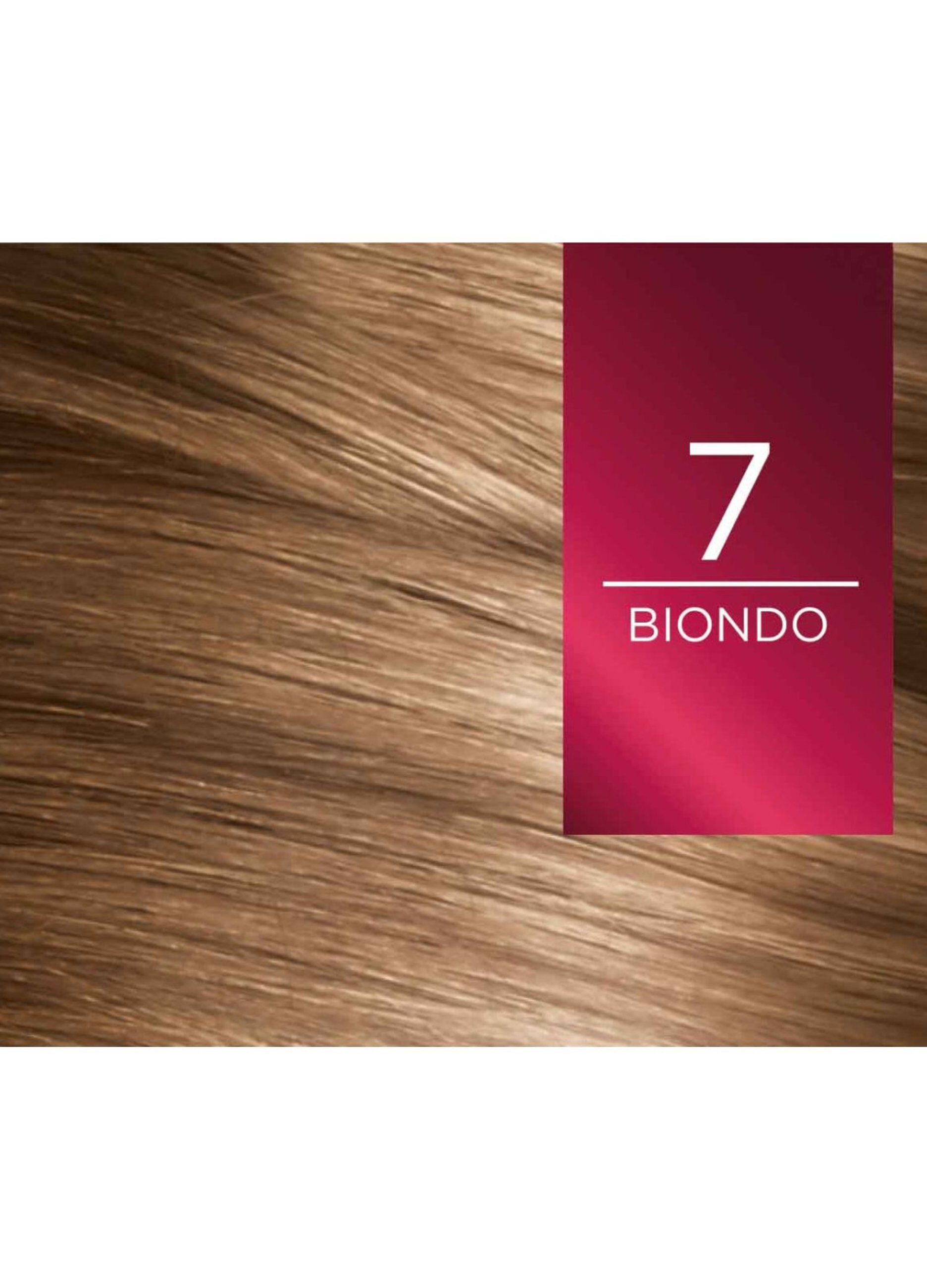 L'Oréal Paris Tinta Capelli Excellence, Copre i capelli bianchi, colore ricco, luminoso e a lunga durata, 7 Biondo.