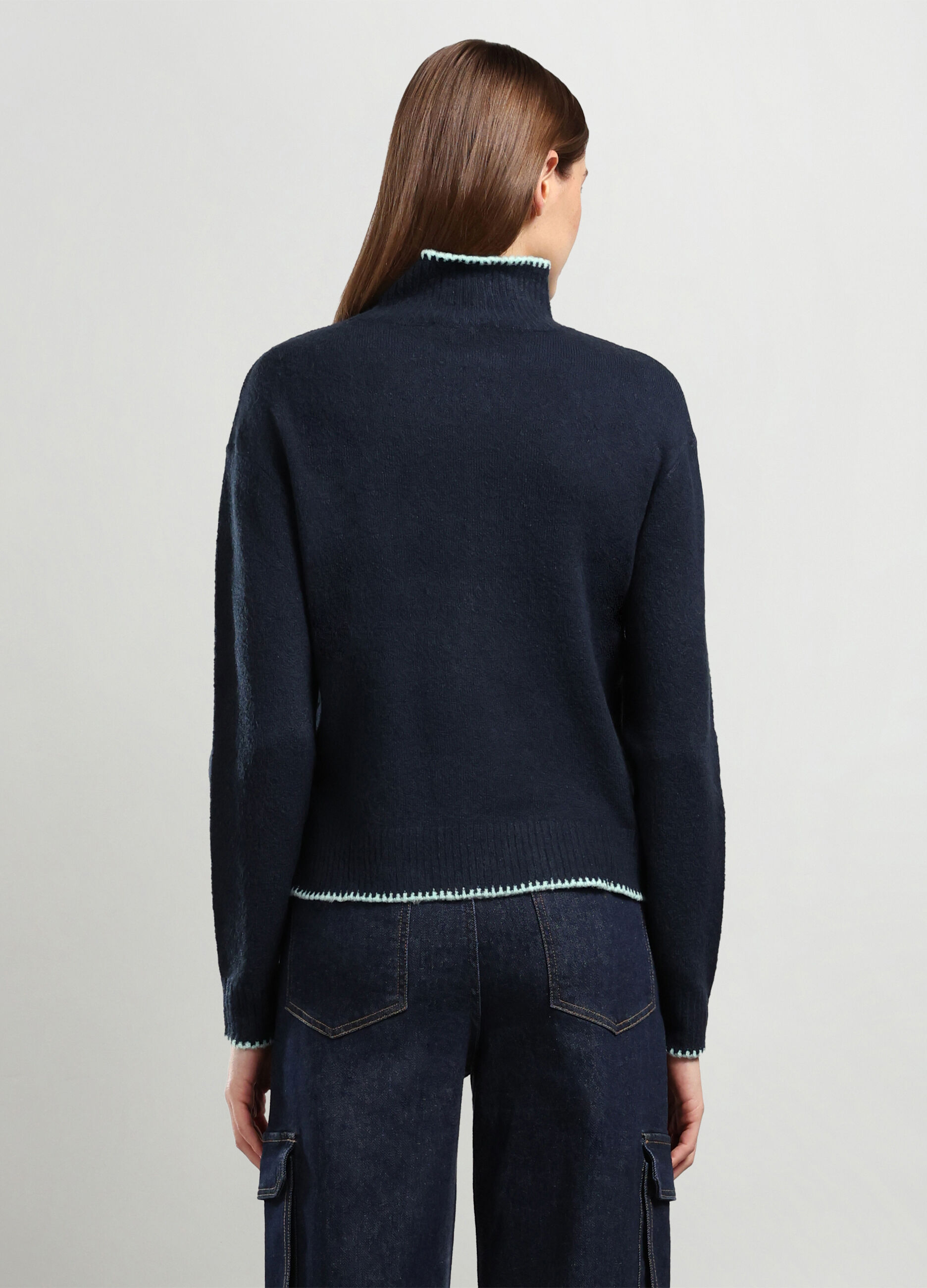 Tricot a collo alto donna_1