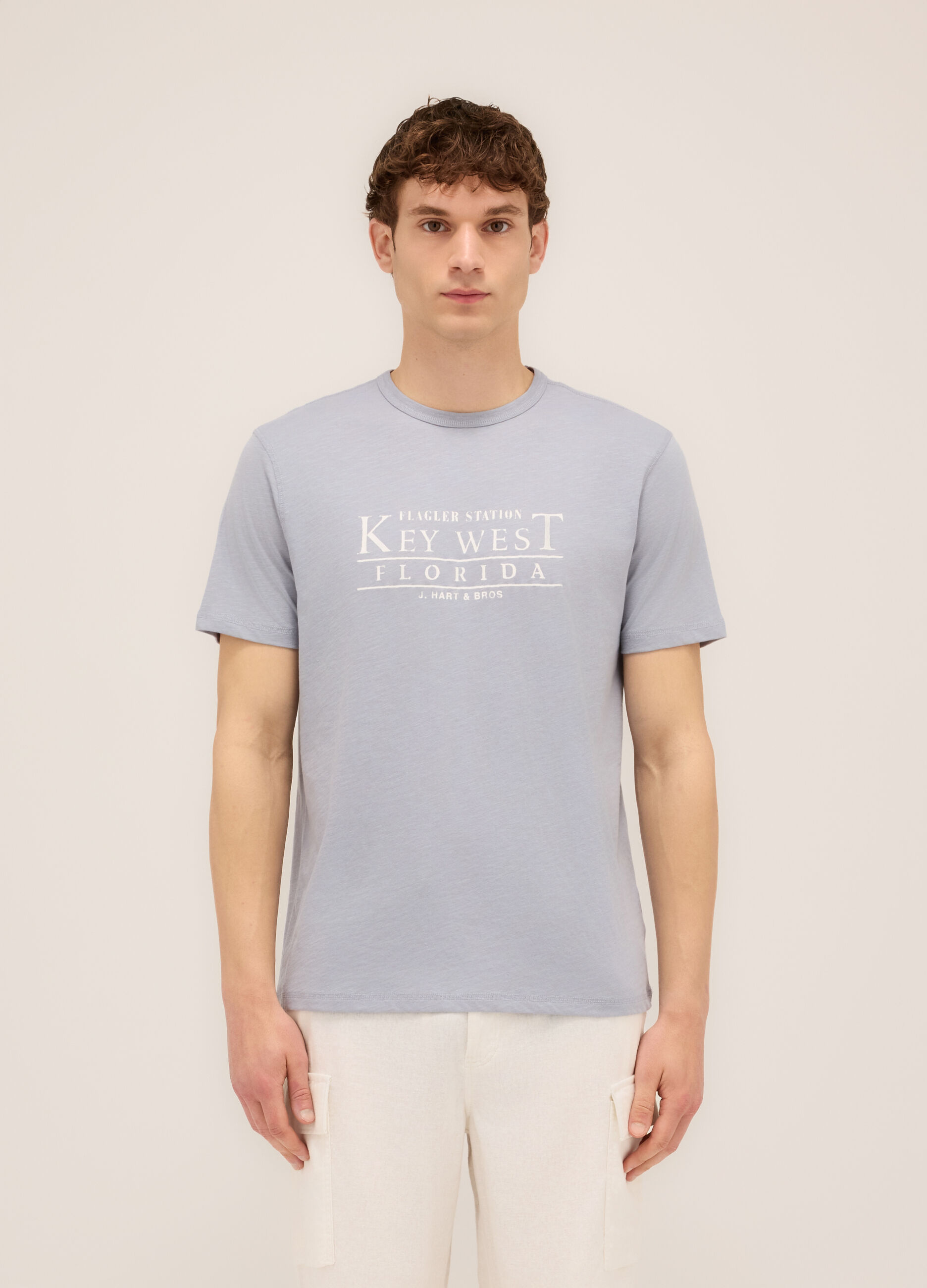 T-shirti girocollo stampa logo_0