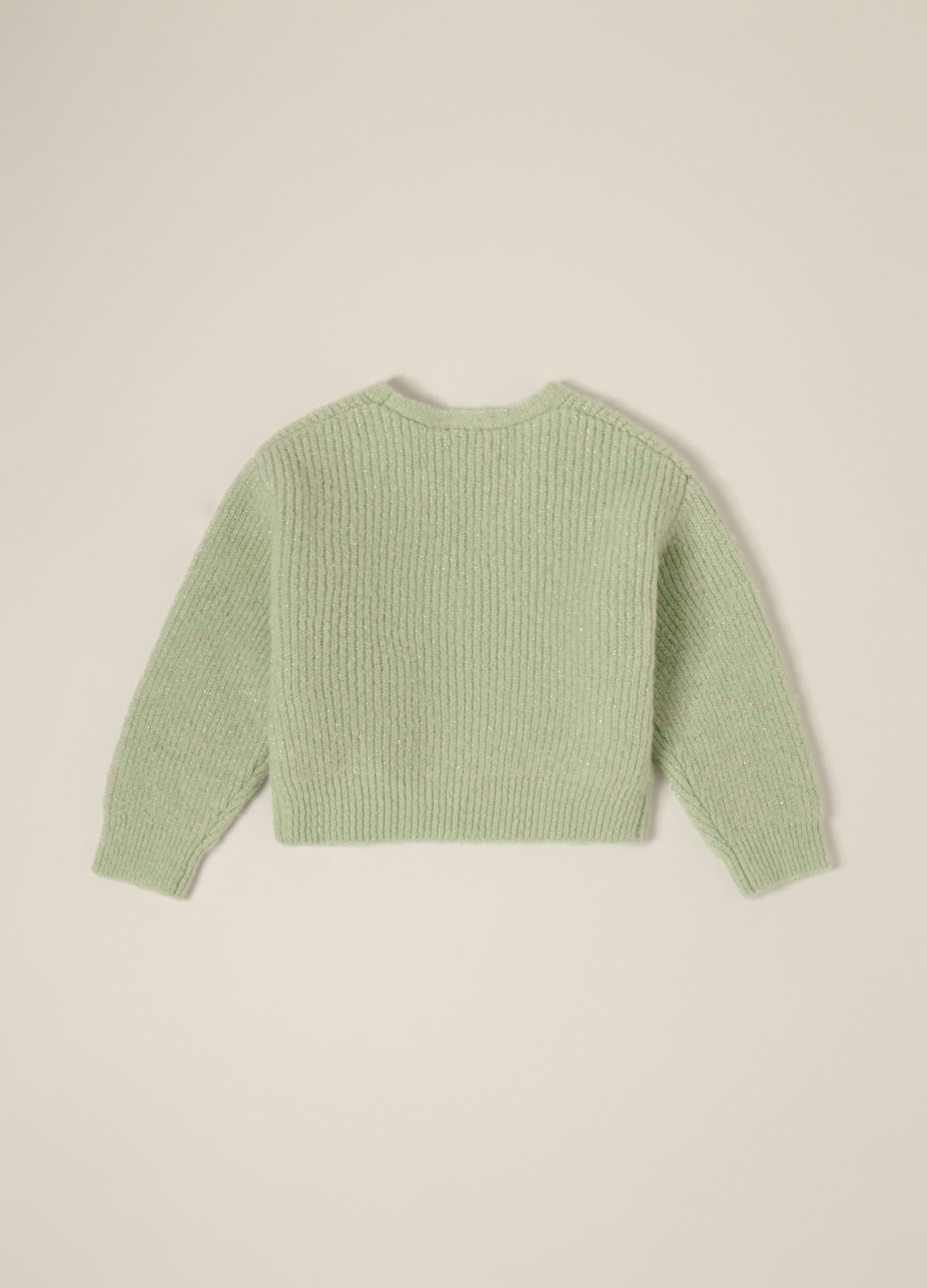 Cardigan tricot misto lana IANA neonata_1