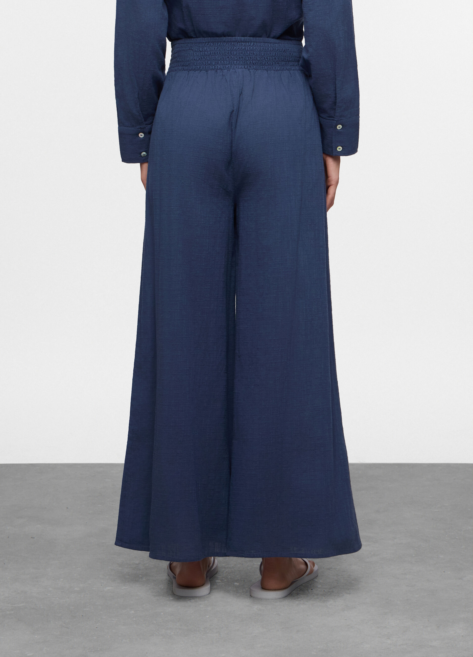 Pantaloni wide leg copricostume donna_1