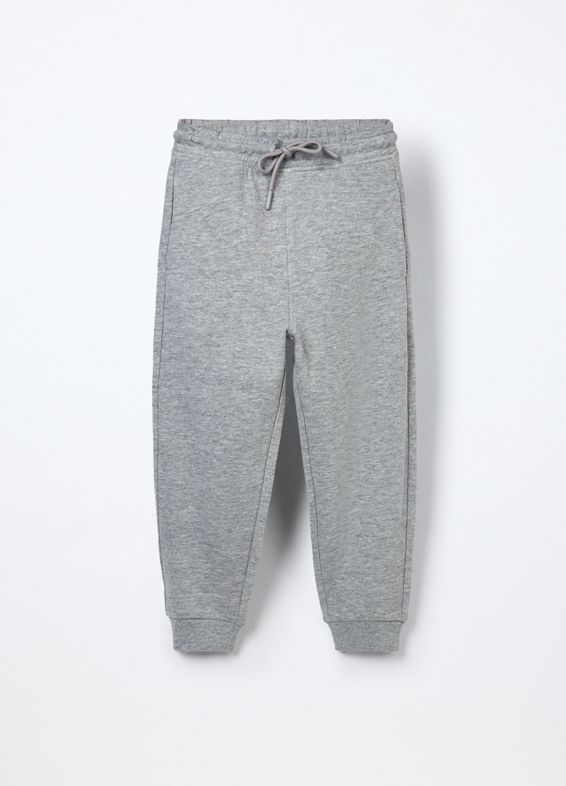 Jogger in french terry di cotone bambino_0