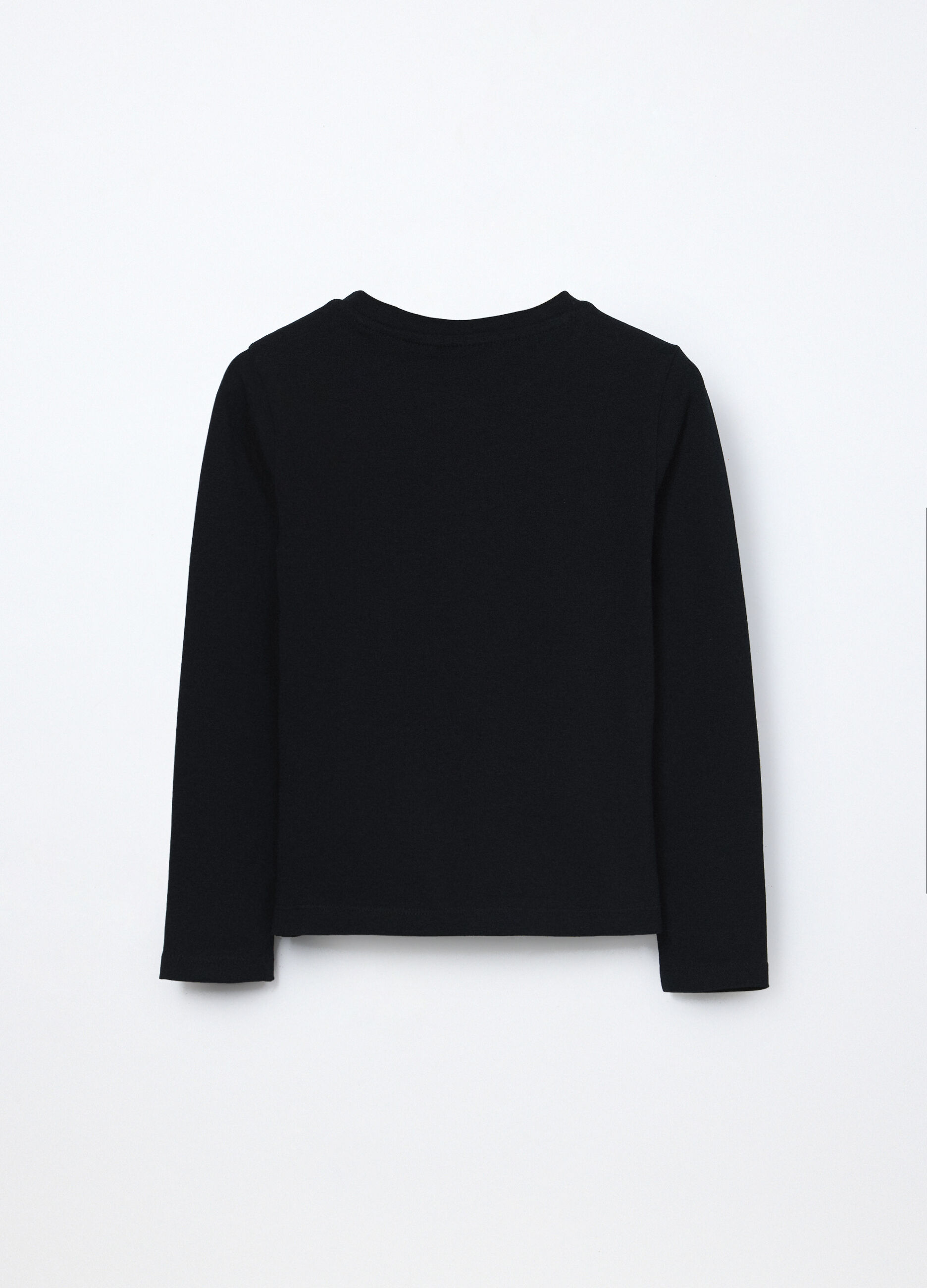 T-shirt in jersey di cotone stretch bambina_1