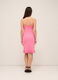 Abito corto in costina di cotone stretch donna_1