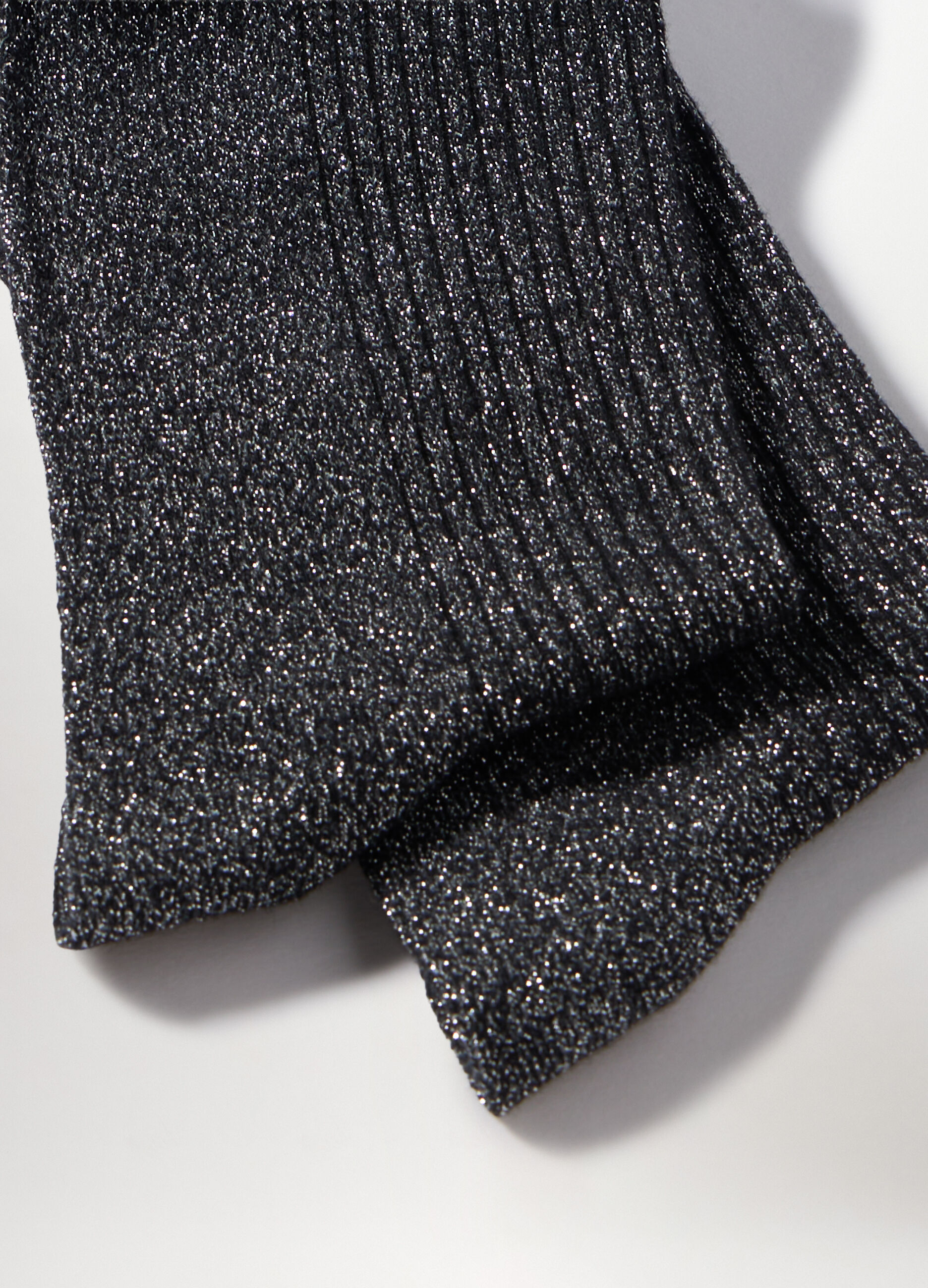 Calze lunghe in costina misto cotone donna_1