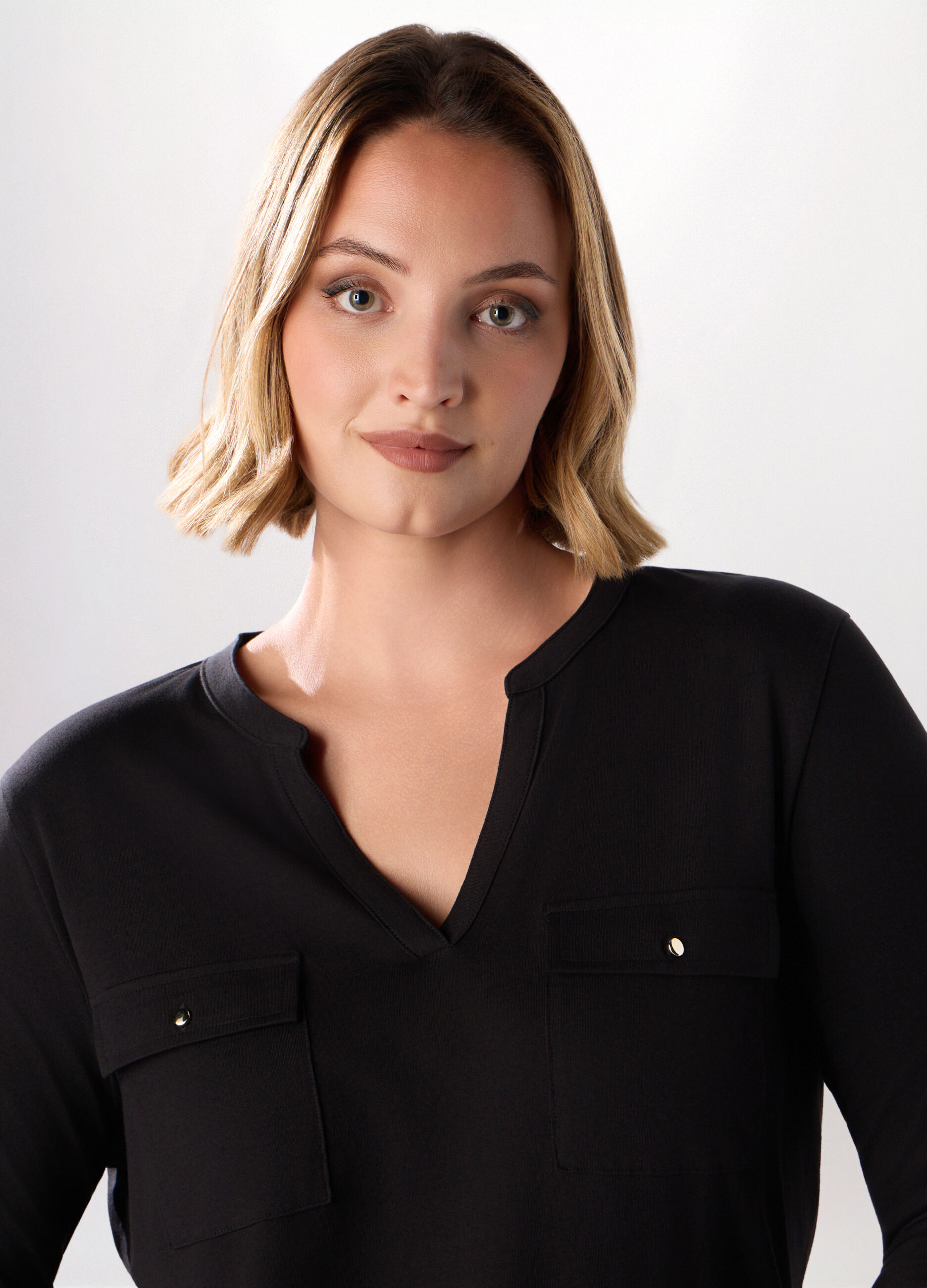 T-shirt in jersey di puro cotone donna curvy_2