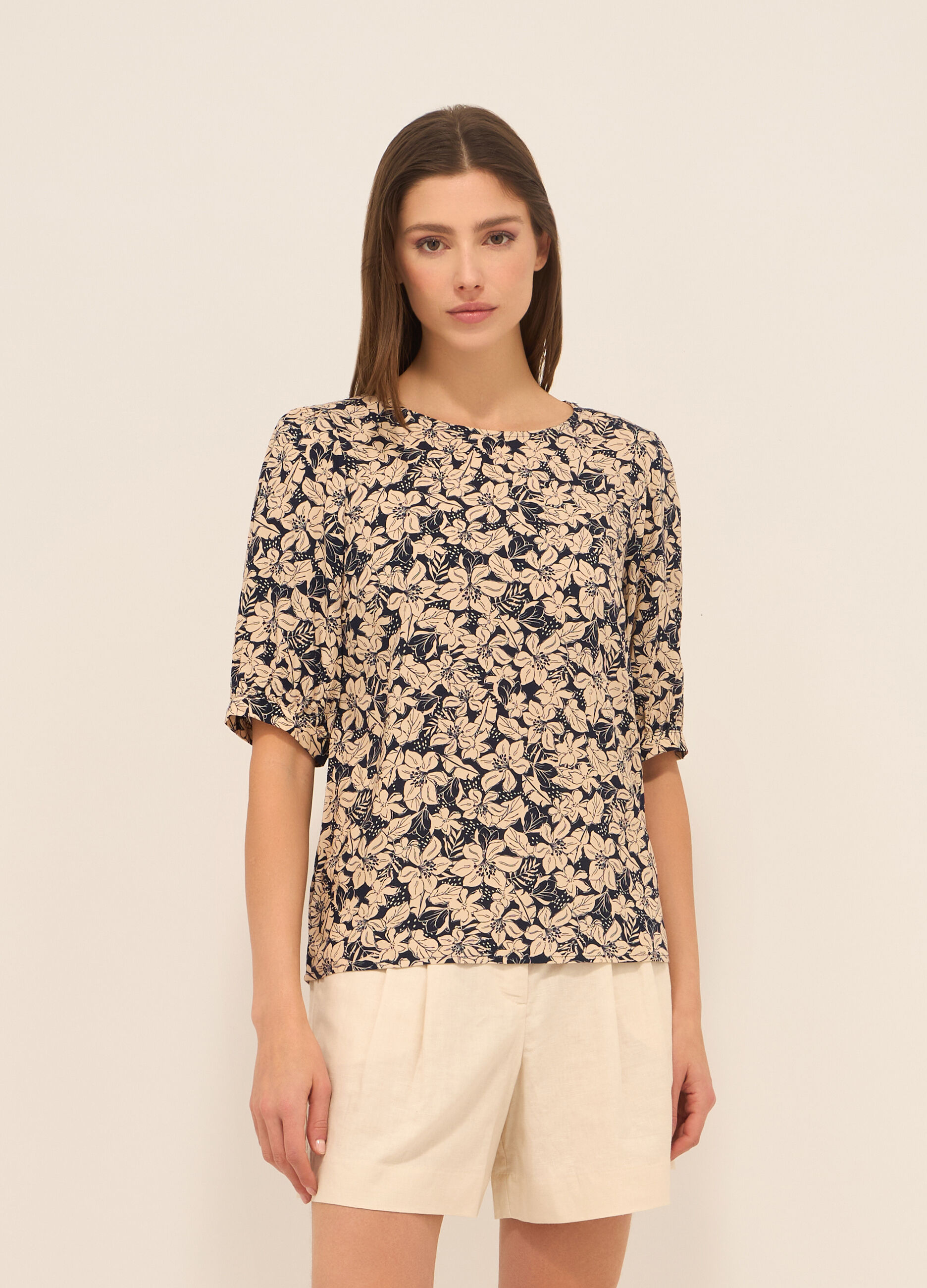 Blusa in pura viscosa donna_0