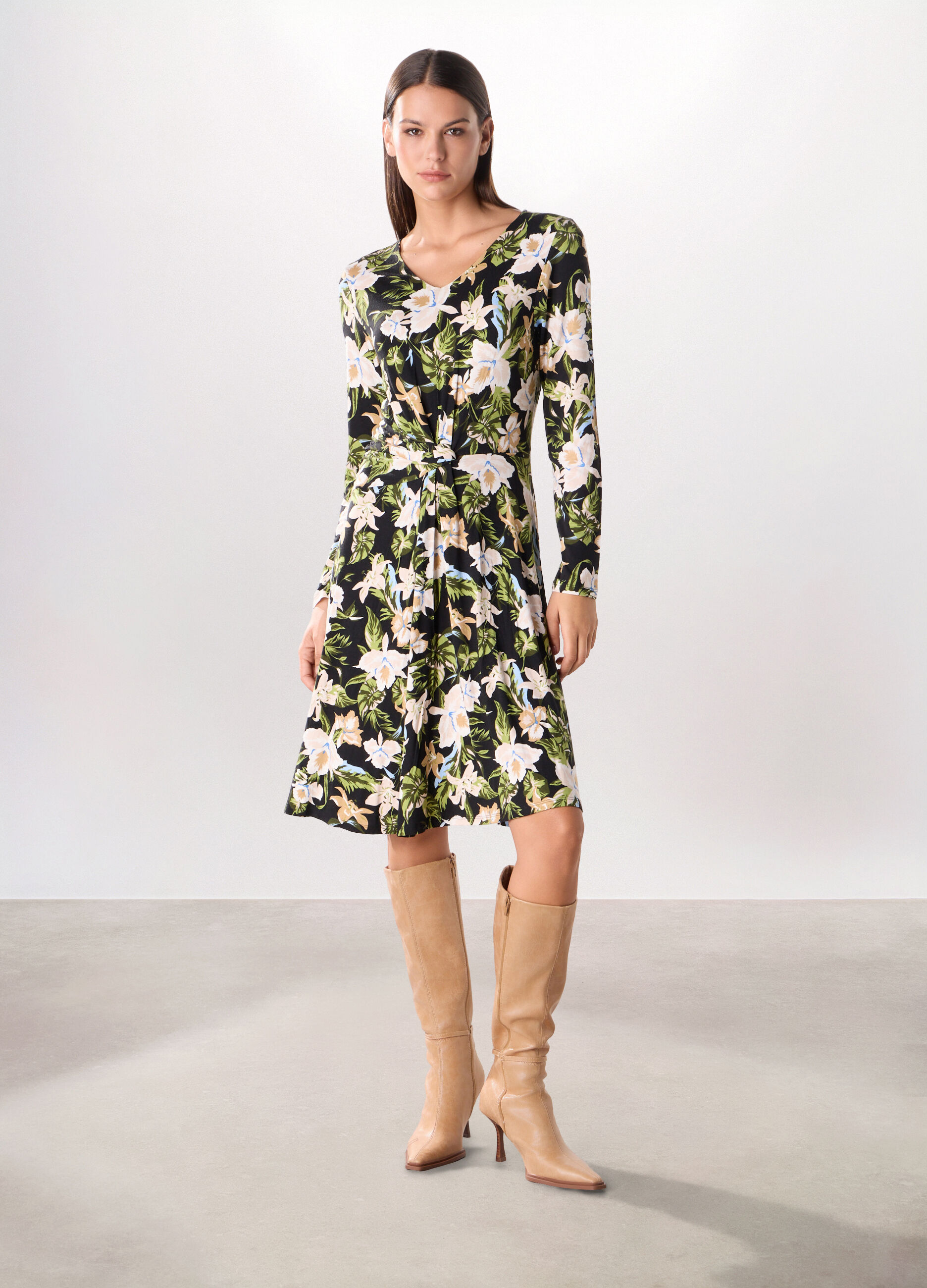 Abito corto in jersey stretch donna_0