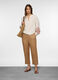 Pantaloni regular fit in puro lino donna_0